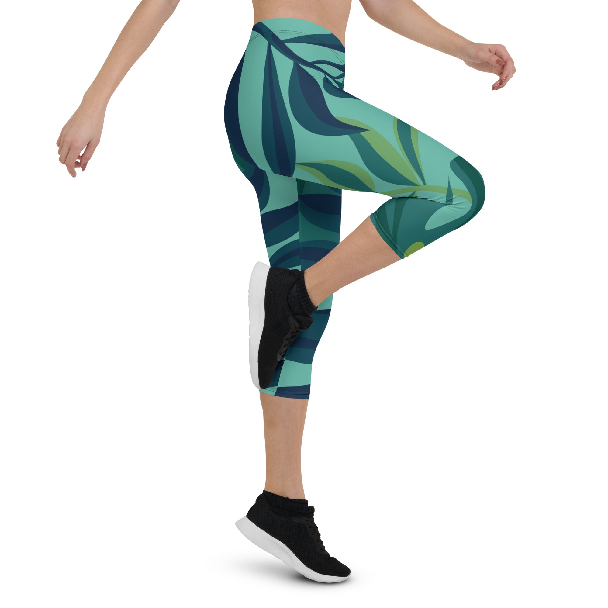 Mystic Jungle Capri Leggings | Women's Leggings | POD Sarto