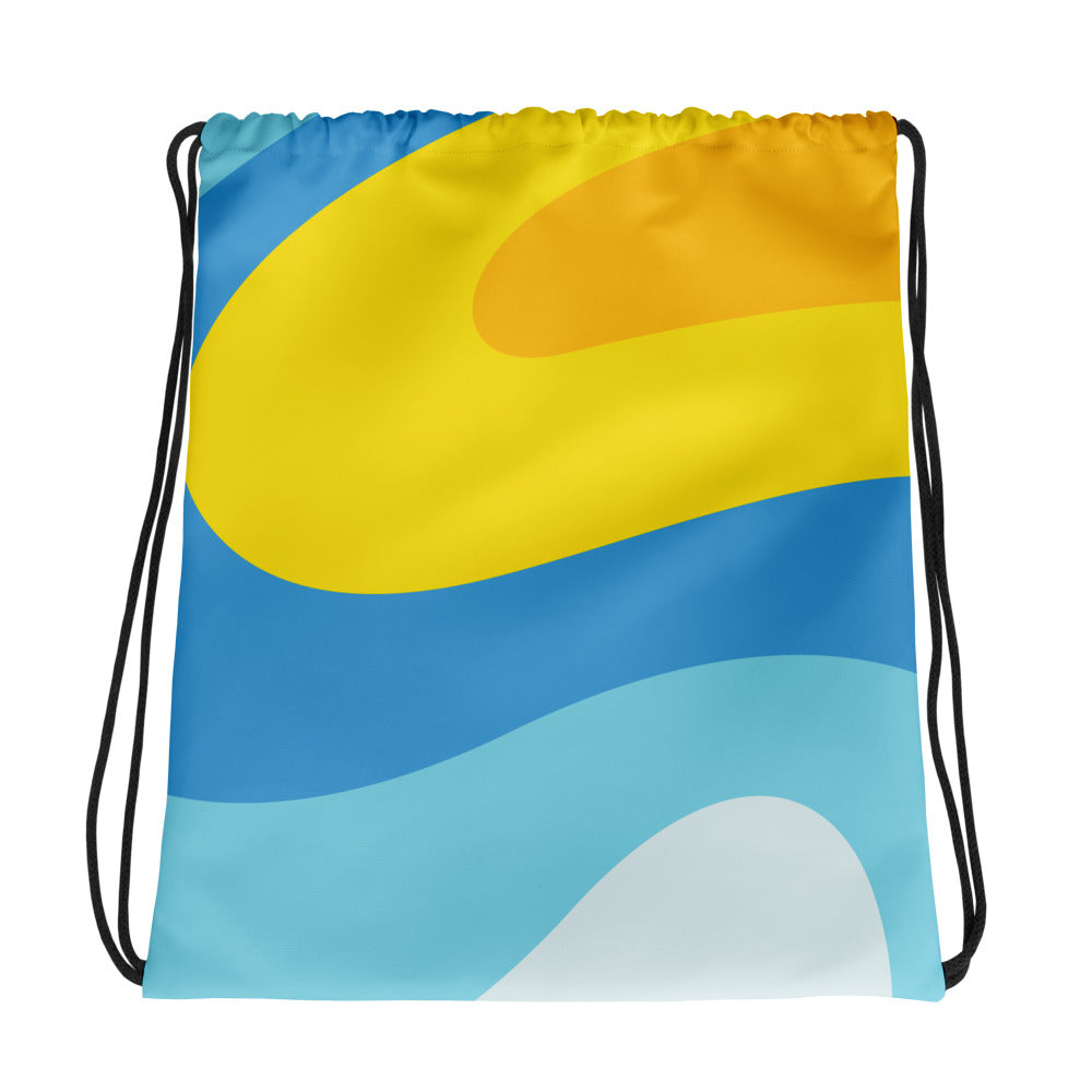 Beach Daydream Drawstring Bag | Gym Bag | POD Sarto