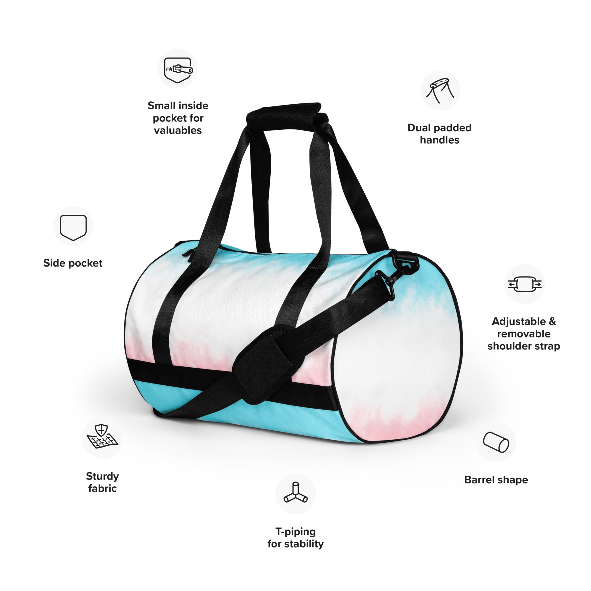 Skyline Swirl Gym Bag - POD Sarto