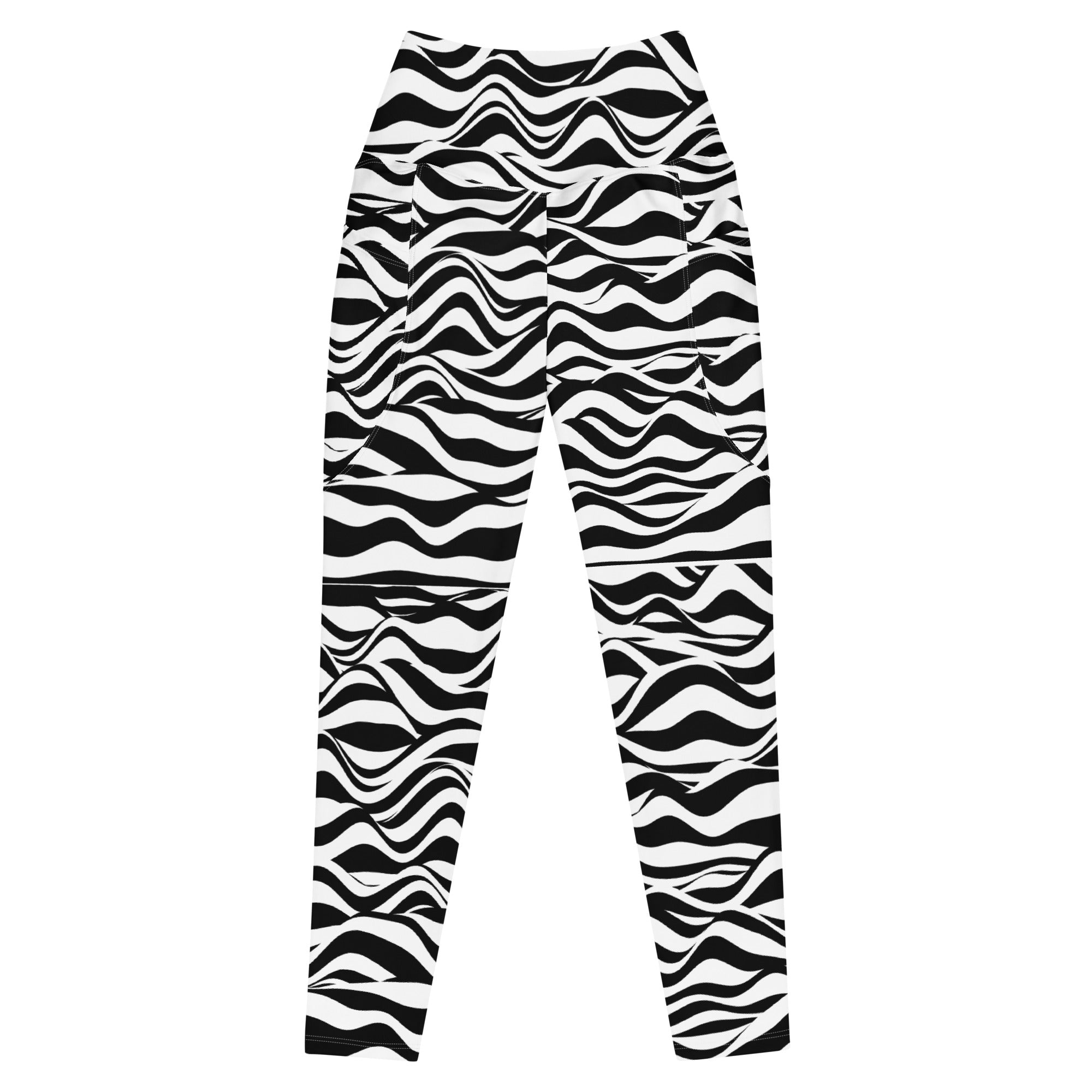 Zebra Zen Leggings | Women's Leggings Printful