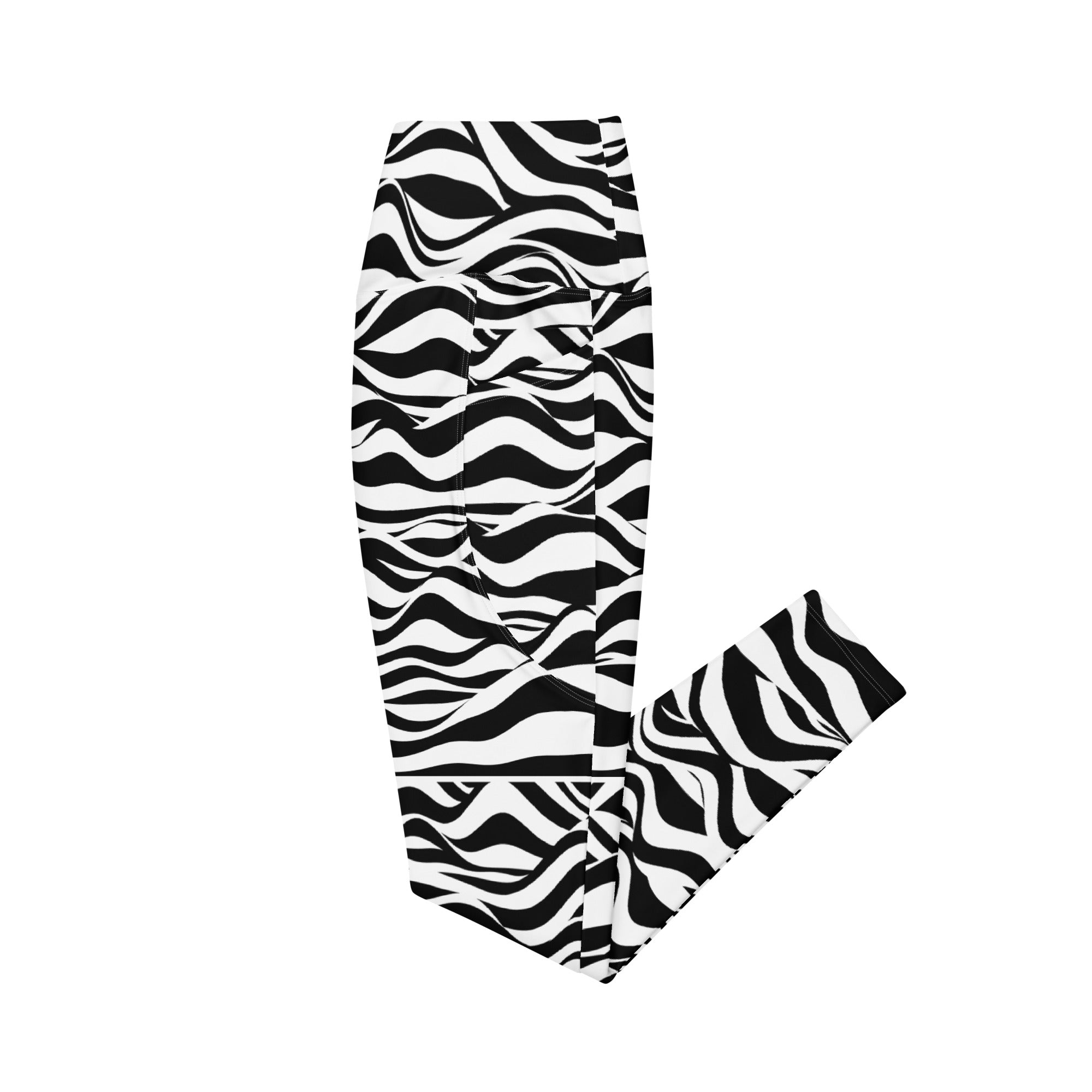 Zebra Zen Leggings | Women's Leggings Printful