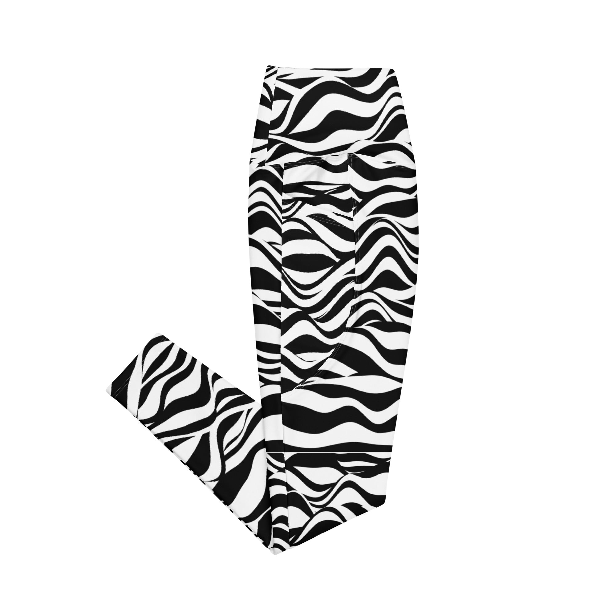 Zebra Zen Leggings | Women's Leggings Printful