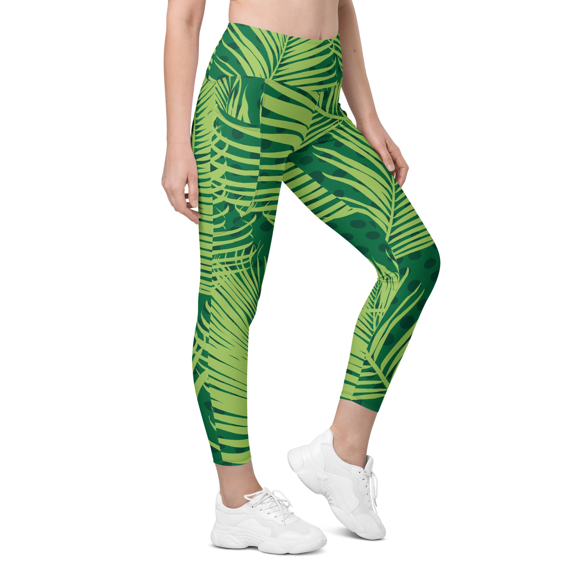 Tropical Leaves Leggings | Women's Leggings | POD Sarto