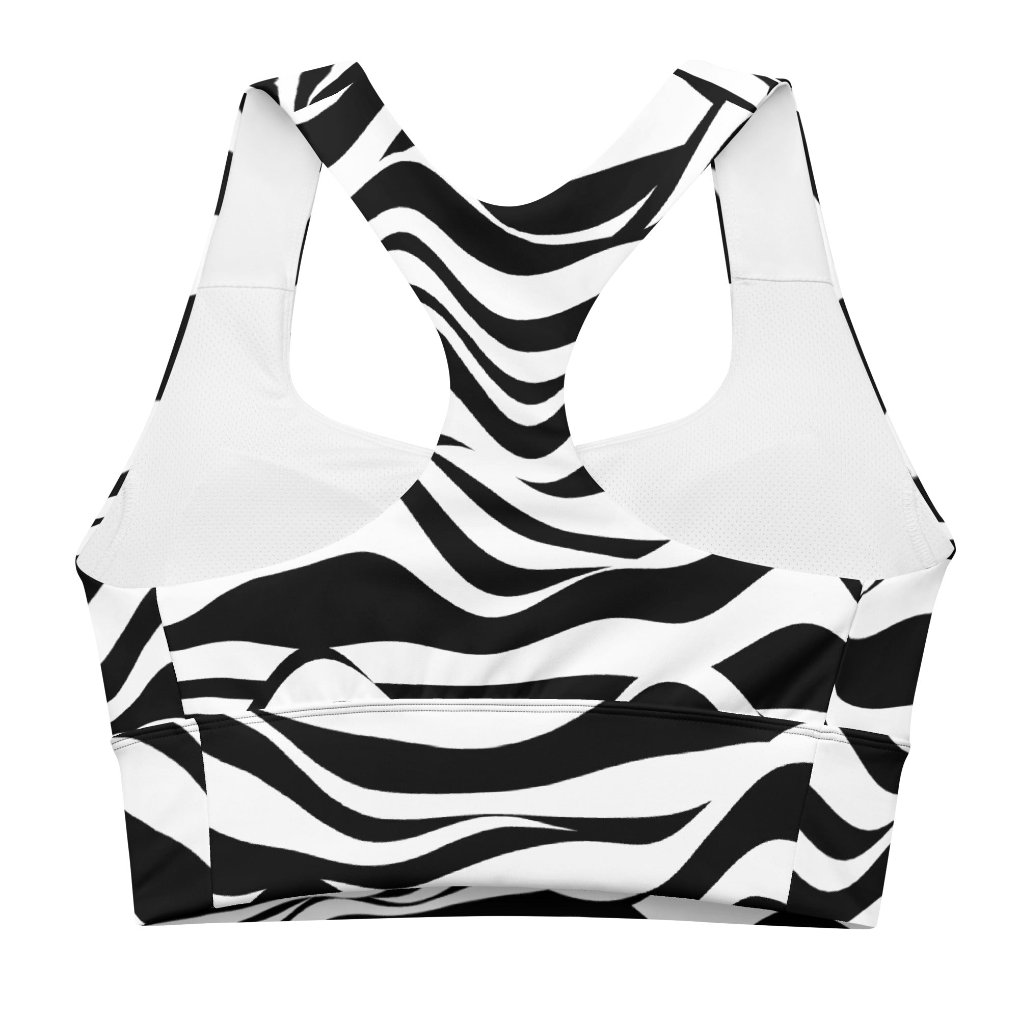 Zebra Zen Sports Bra | Longline Sports Bra | POD Sarto