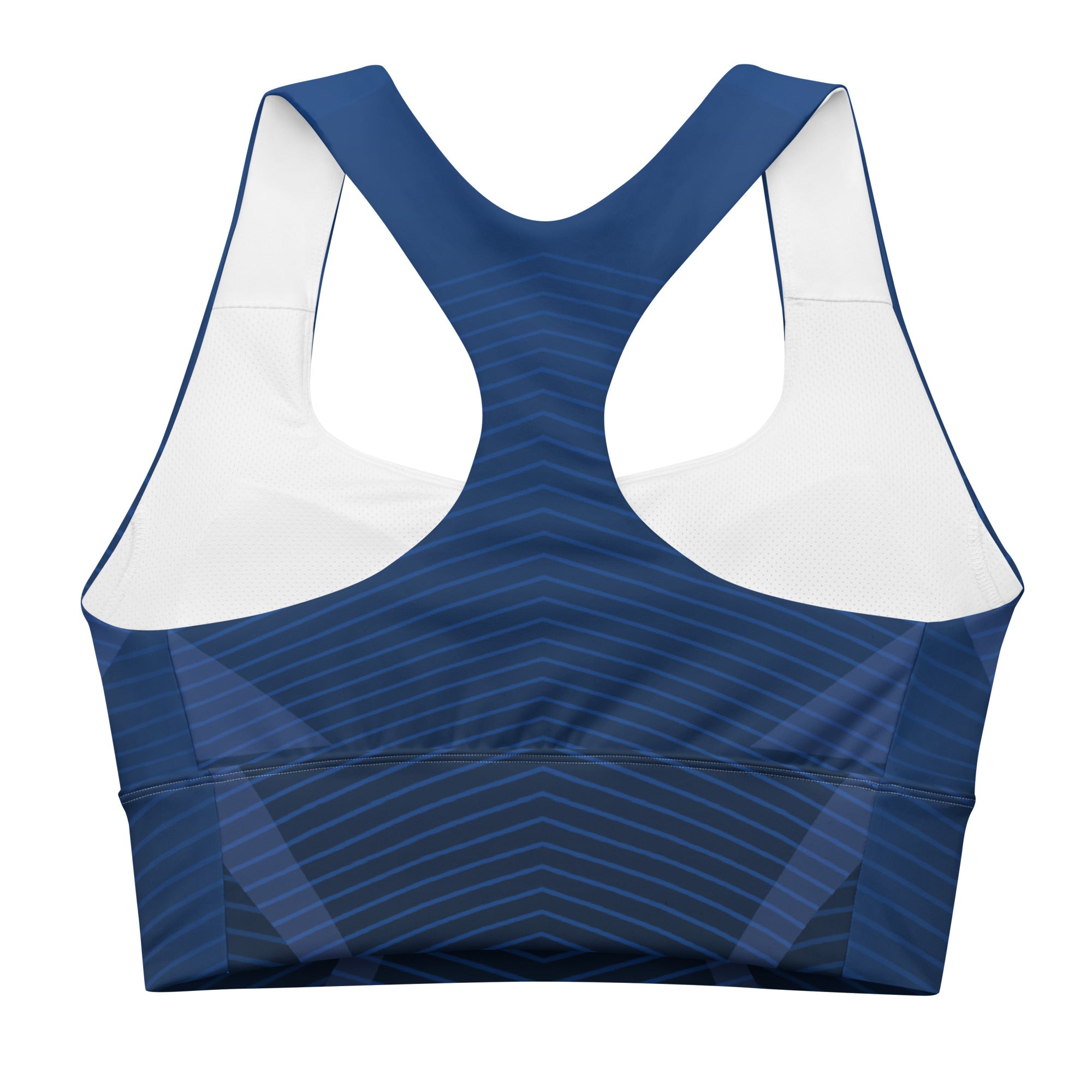 Marine Serenade Sports Bra | Longline Sports Bra | POD Sarto