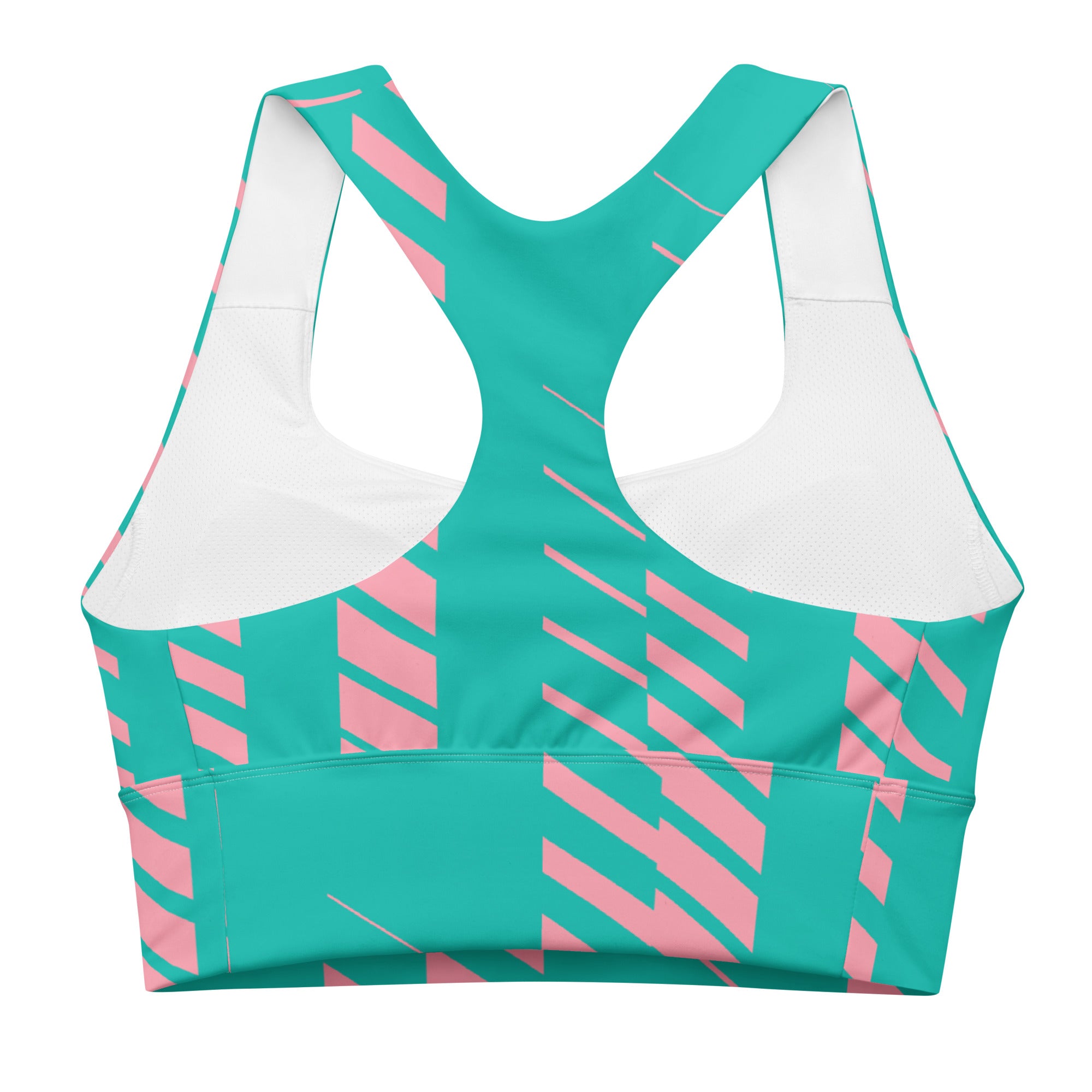 Sea Mauvelous Streaks Sports Bra | Longline Sports Bra | POD Sarto