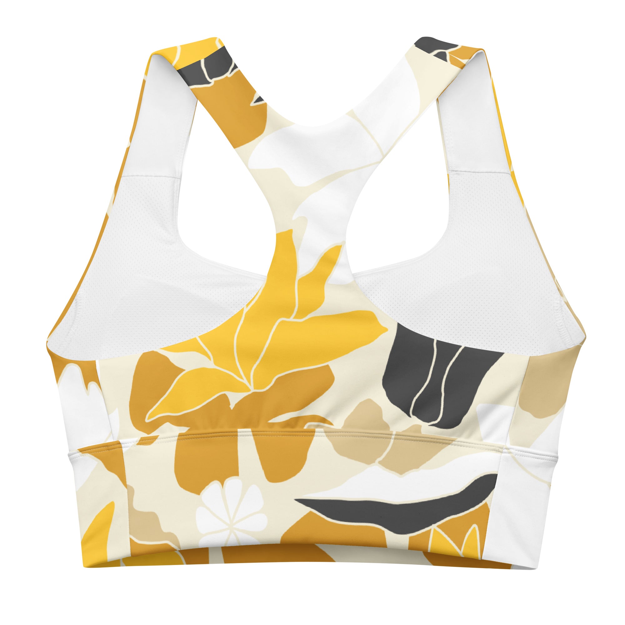 Floral Elegance Sports Bra | Longline Sports Bra | POD Sarto