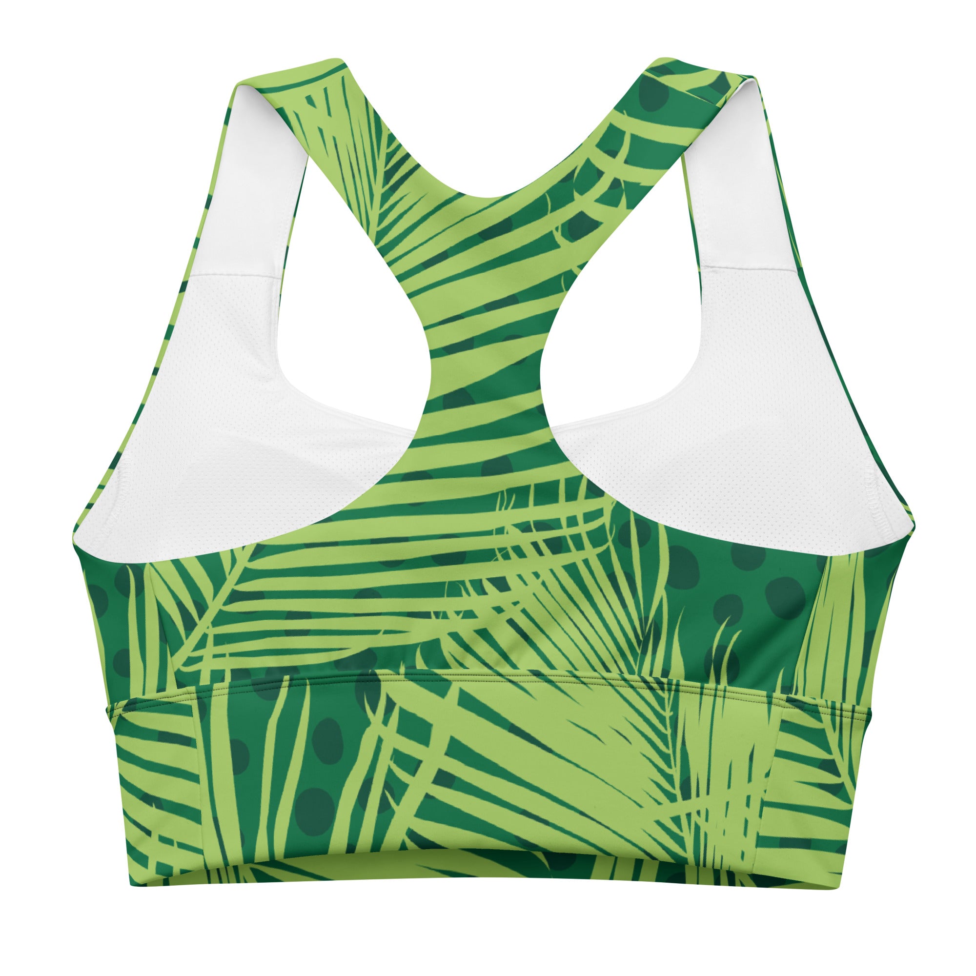 Tropical Leaves Sports Bra | Longline Sports Bra | POD Sarto