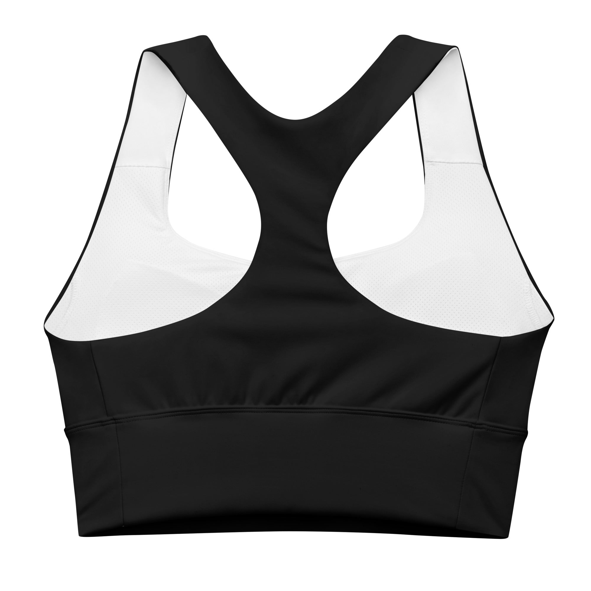 Black Sports Bra | Longline Sports Bra podsarto