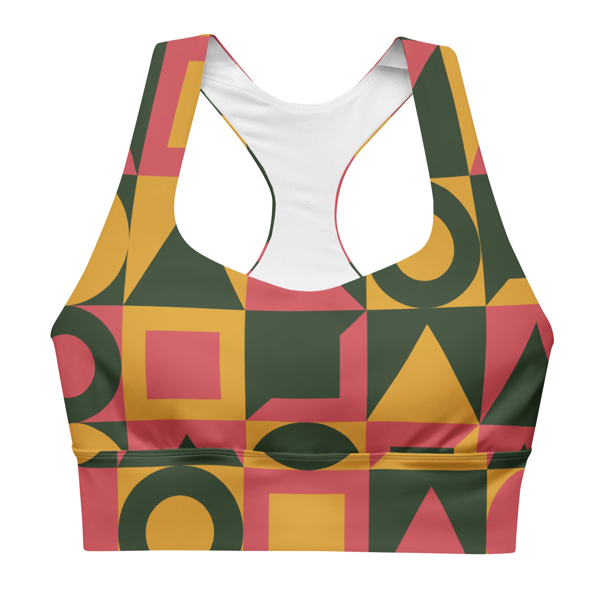 Tribal Tile Sports Bra | Longline Sports Bra | POD Sarto