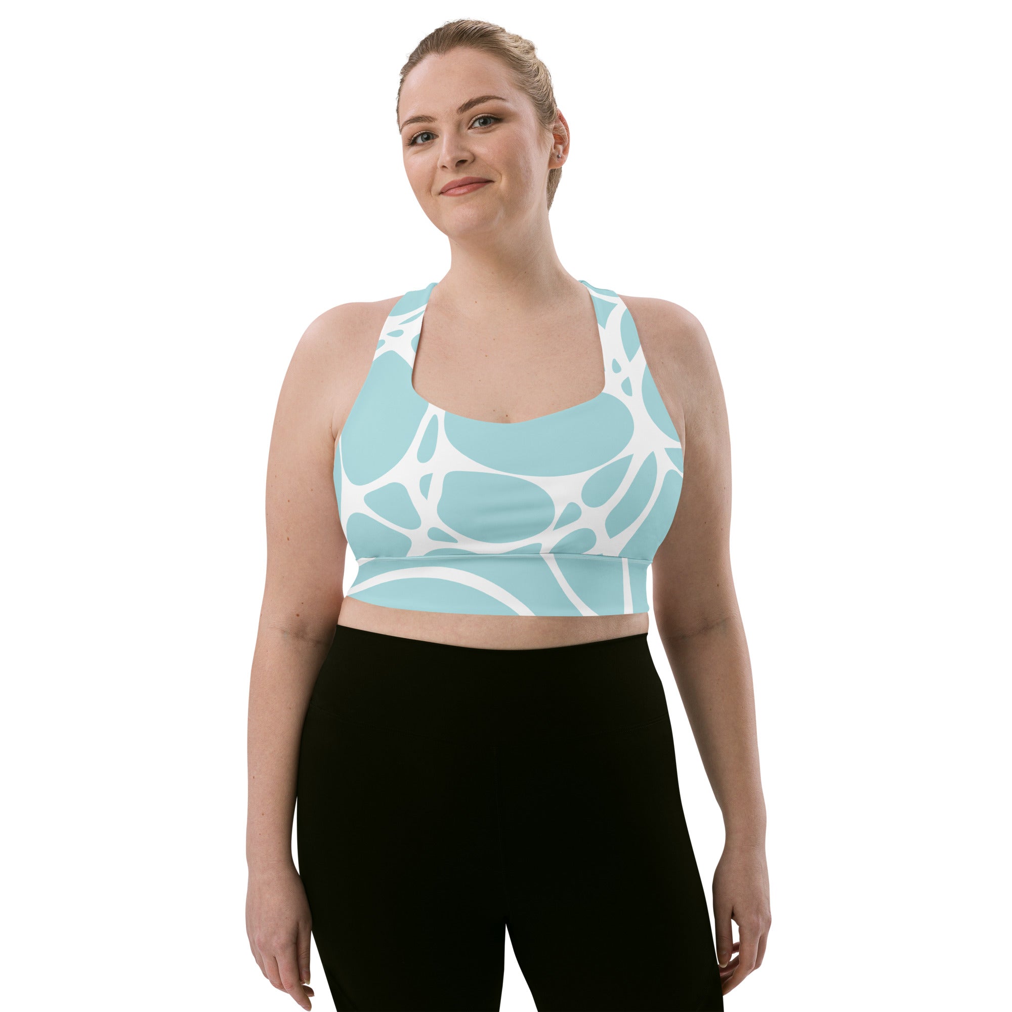 Aqua Bliss Sports Bra | Longline Sports Bra | POD Sarto