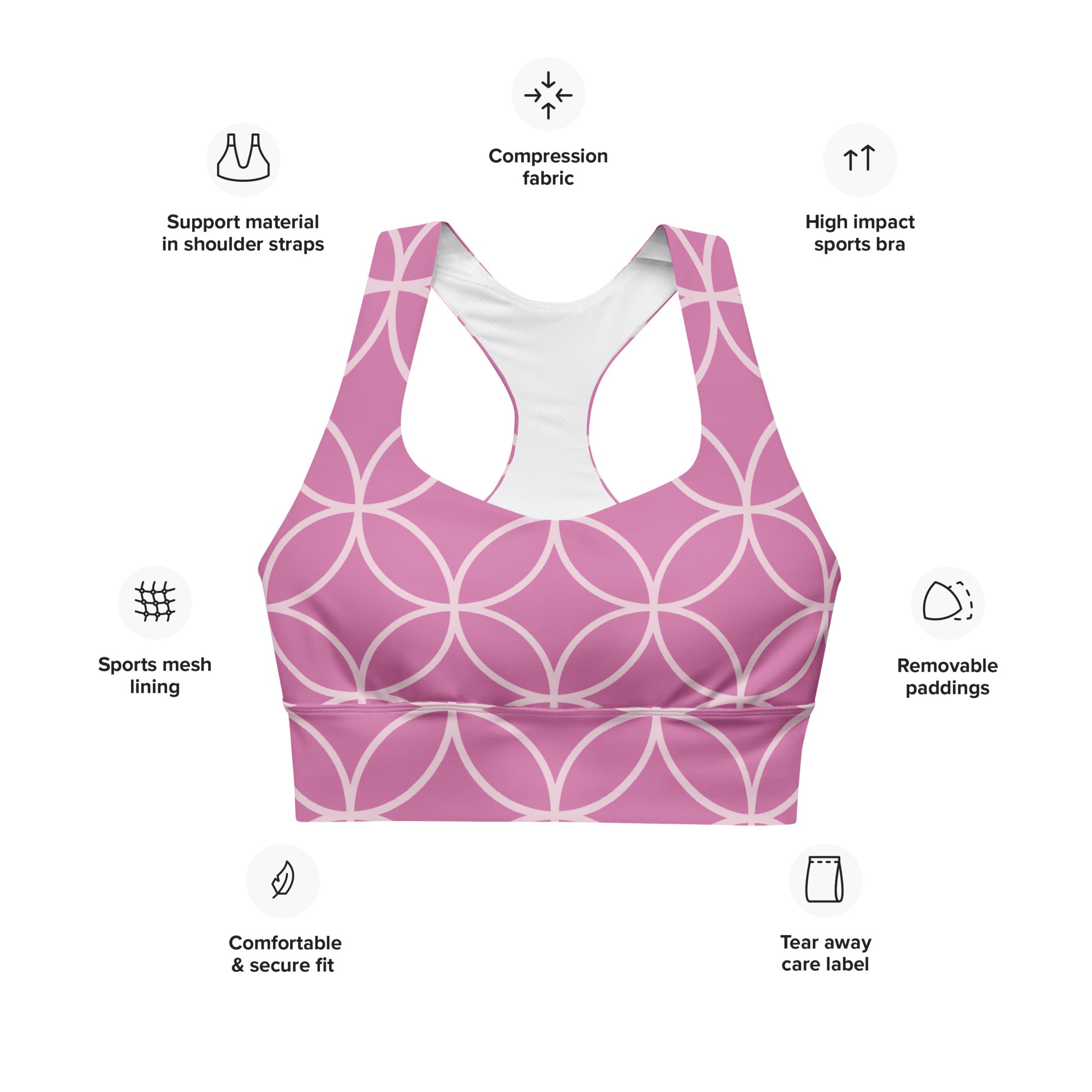 Diamond Dreams Sports Bra | Longline Sports Bra | POD Sarto