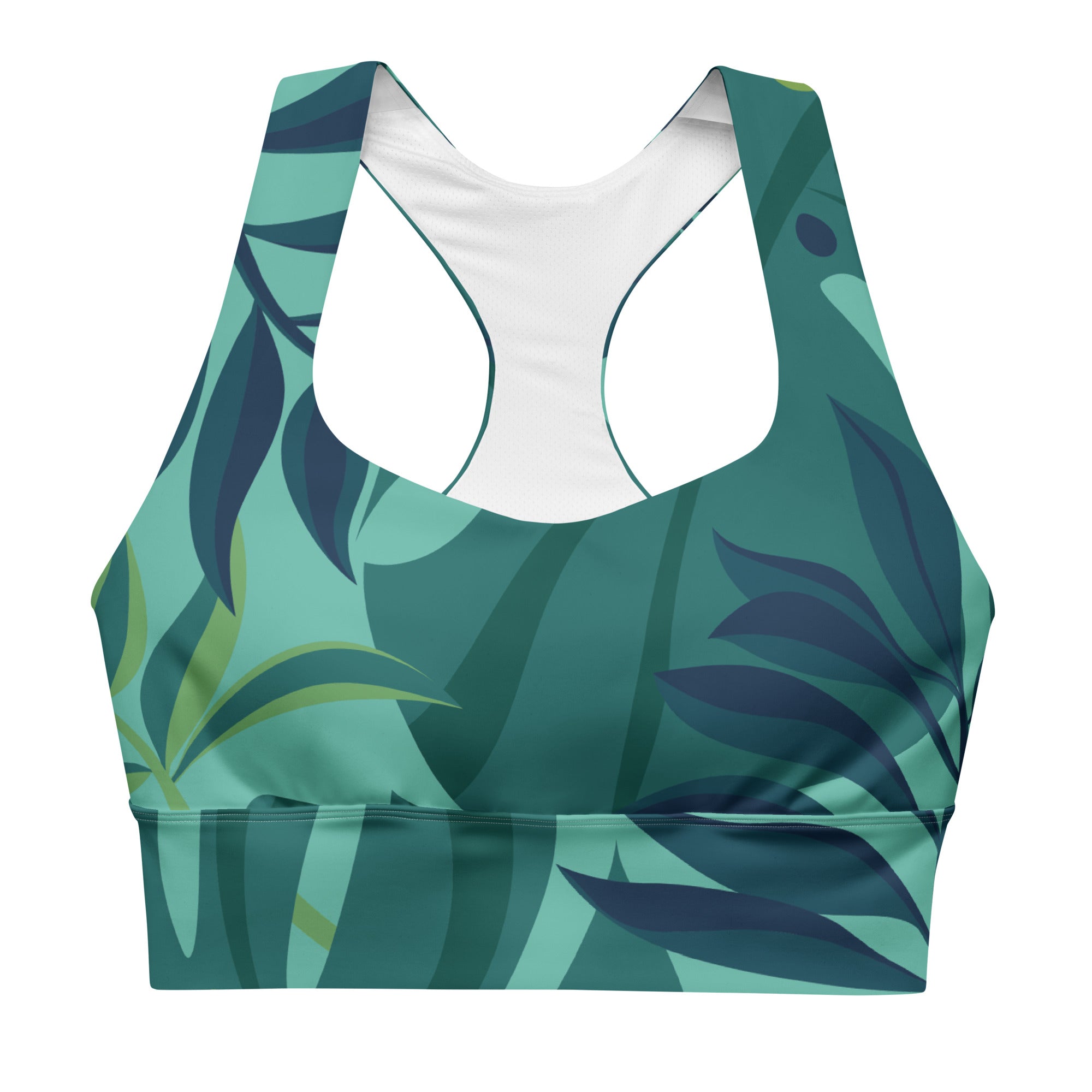 Mystic Jungle Sports Bra | Longline Sports Bra | POD Sarto