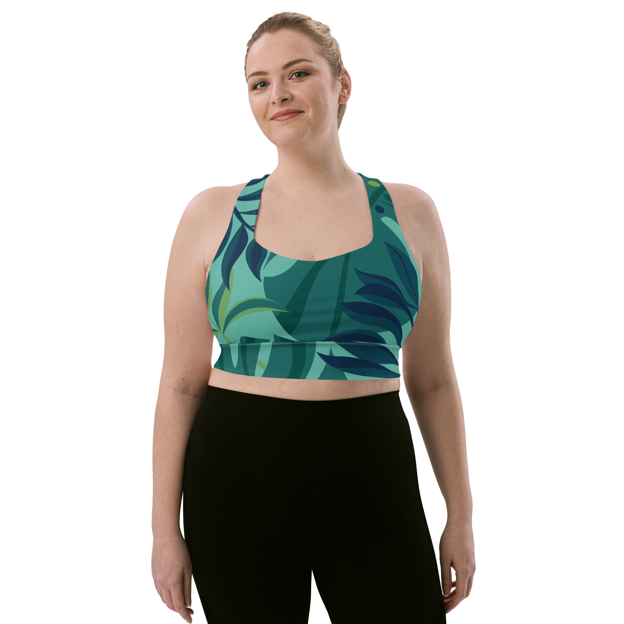 Mystic Jungle Sports Bra | Longline Sports Bra | POD Sarto