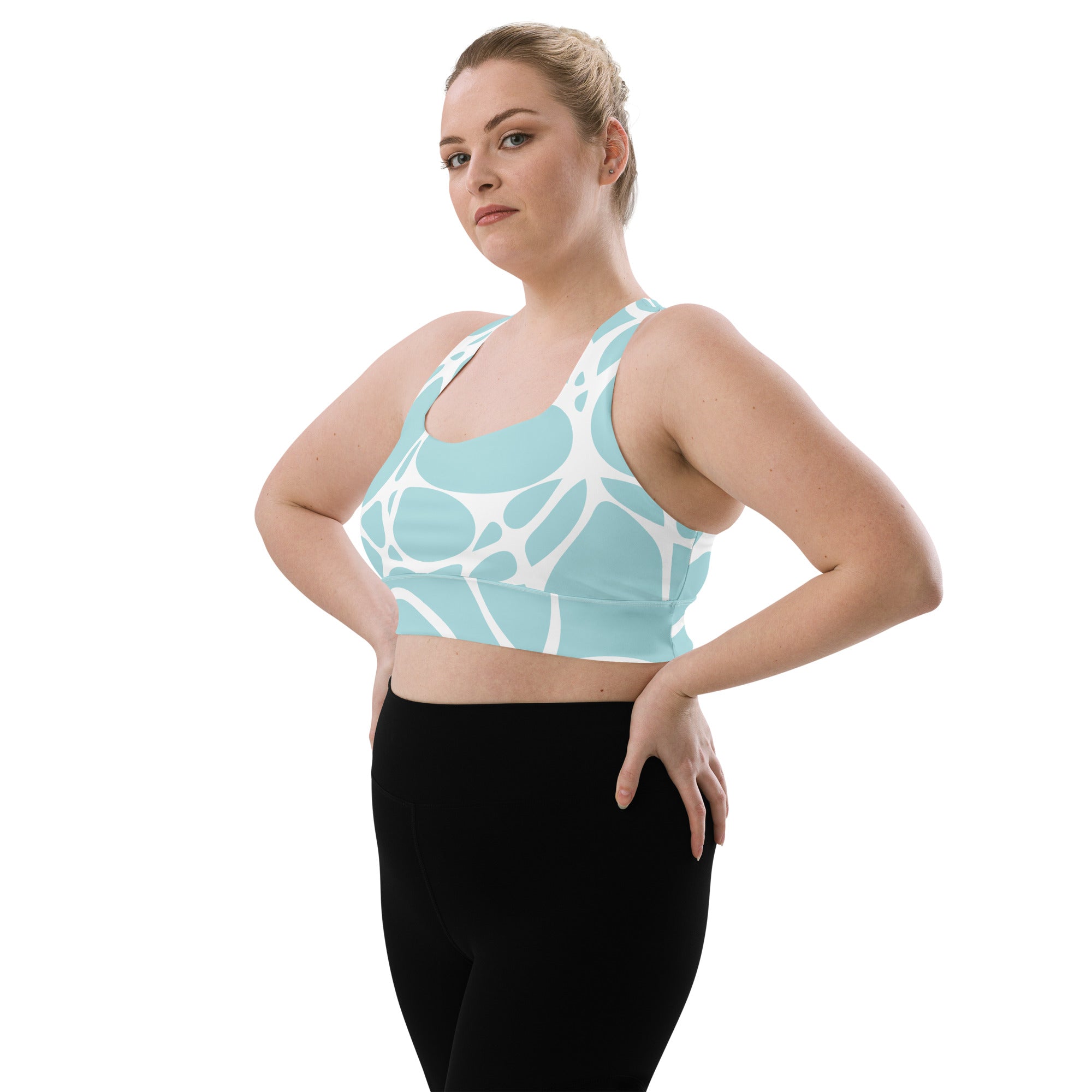 Aqua Bliss Sports Bra | Longline Sports Bra | POD Sarto