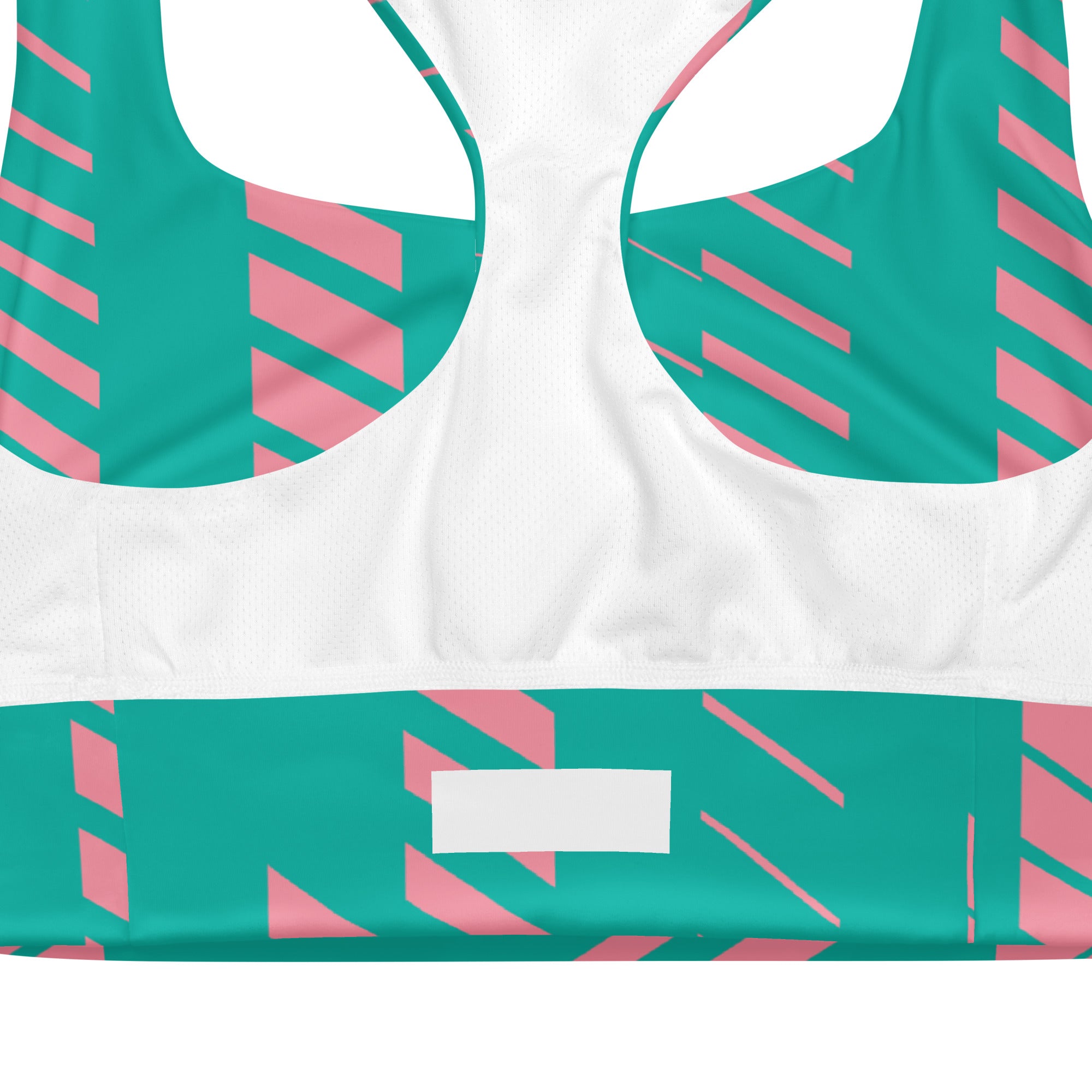 Sea Mauvelous Streaks Sports Bra | Longline Sports Bra | POD Sarto