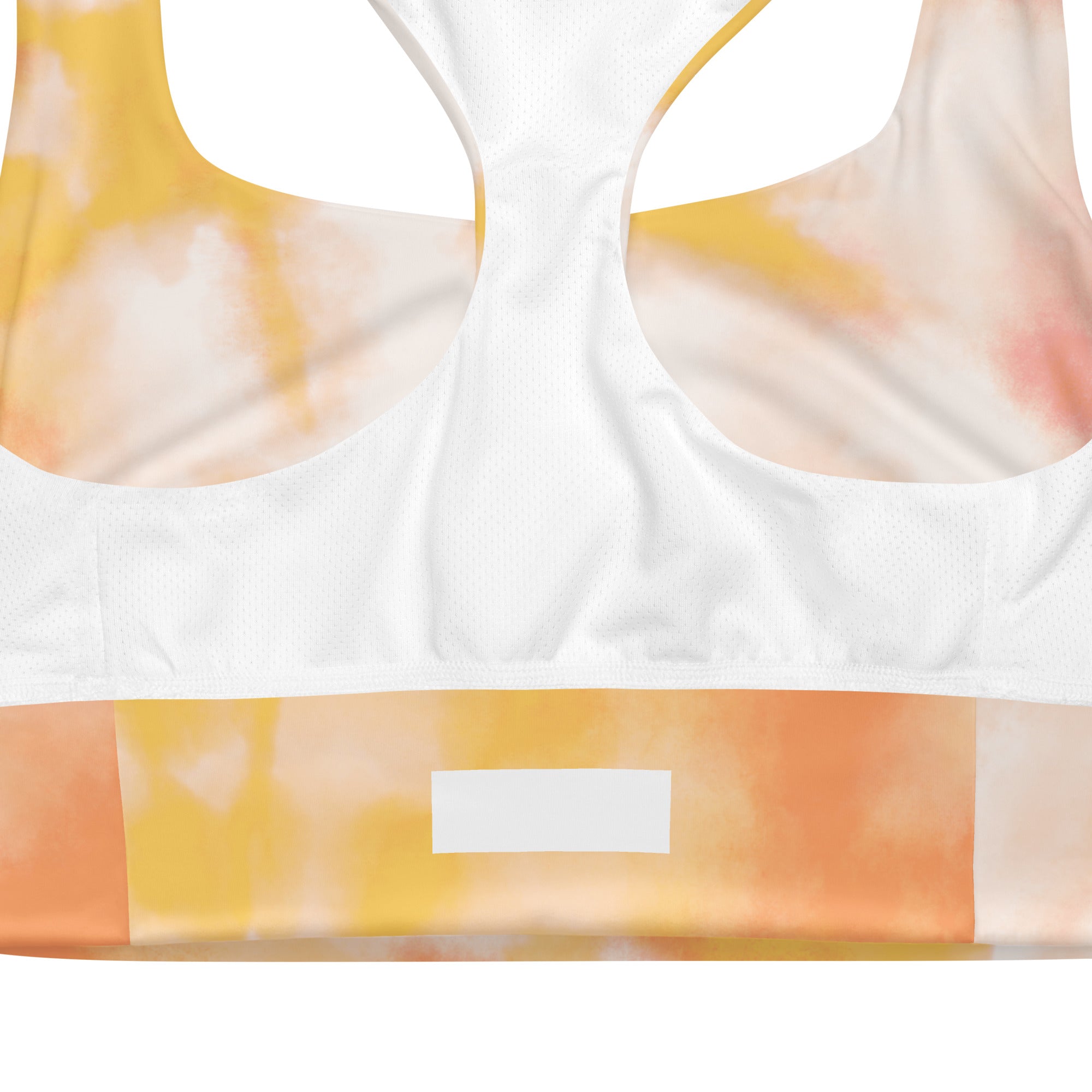 Peachy Sunset Sports Bra | Longline Sports Bra | POD Sarto