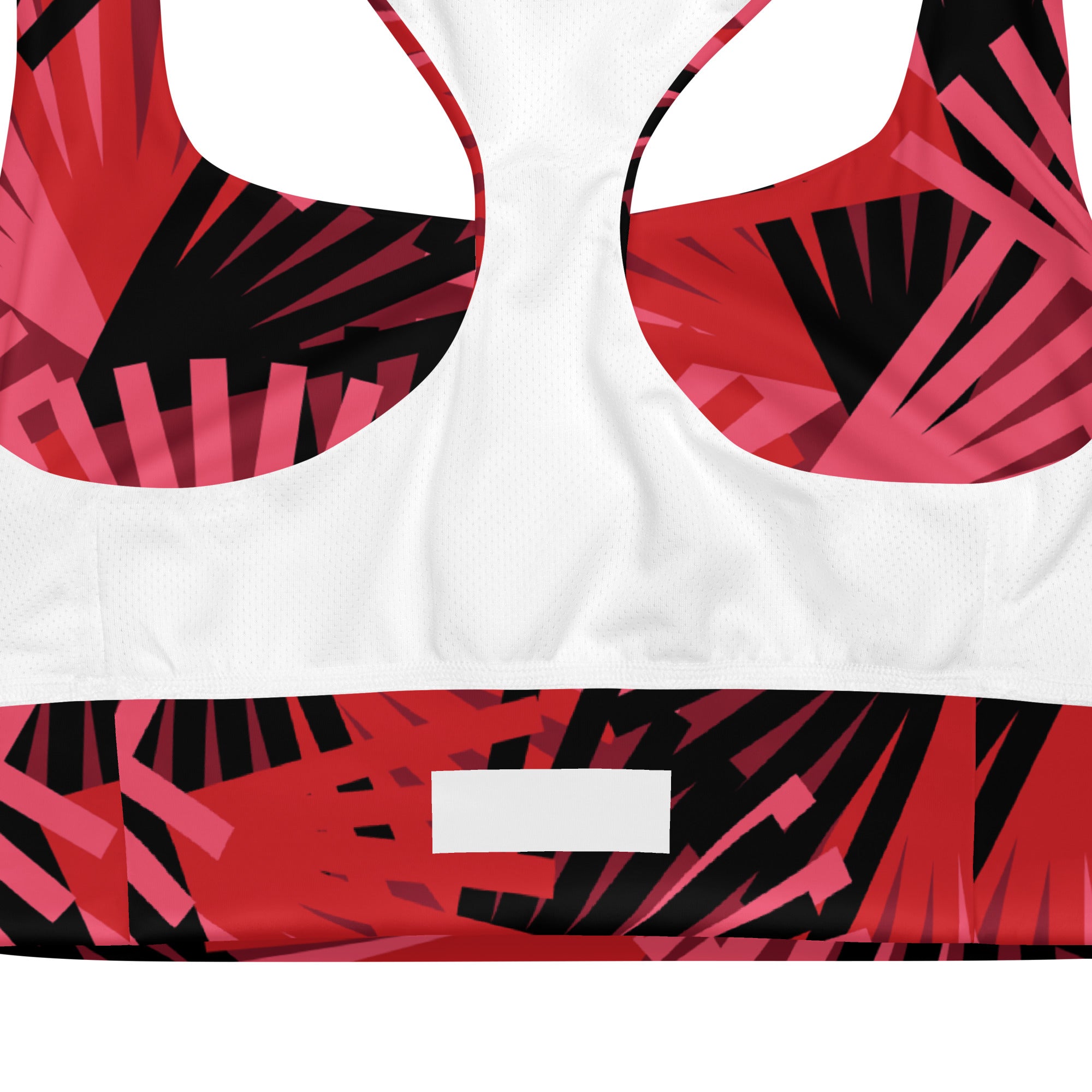 Carnelian Noir Bouquet Sports Bra | Longline Sports Bra | POD Sarto