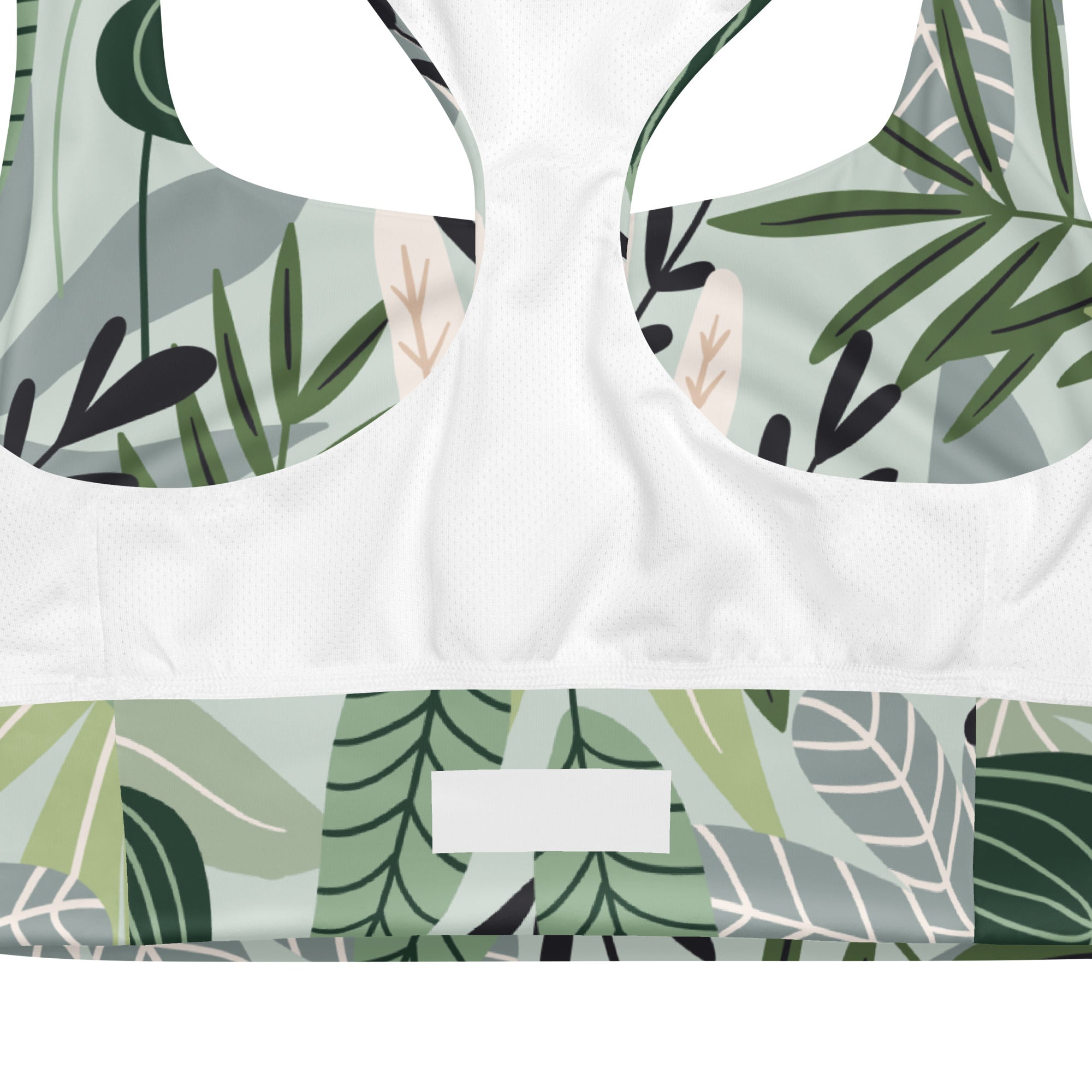 Leafy Glow Sports Bra | Longline Sports Bra | POD Sarto