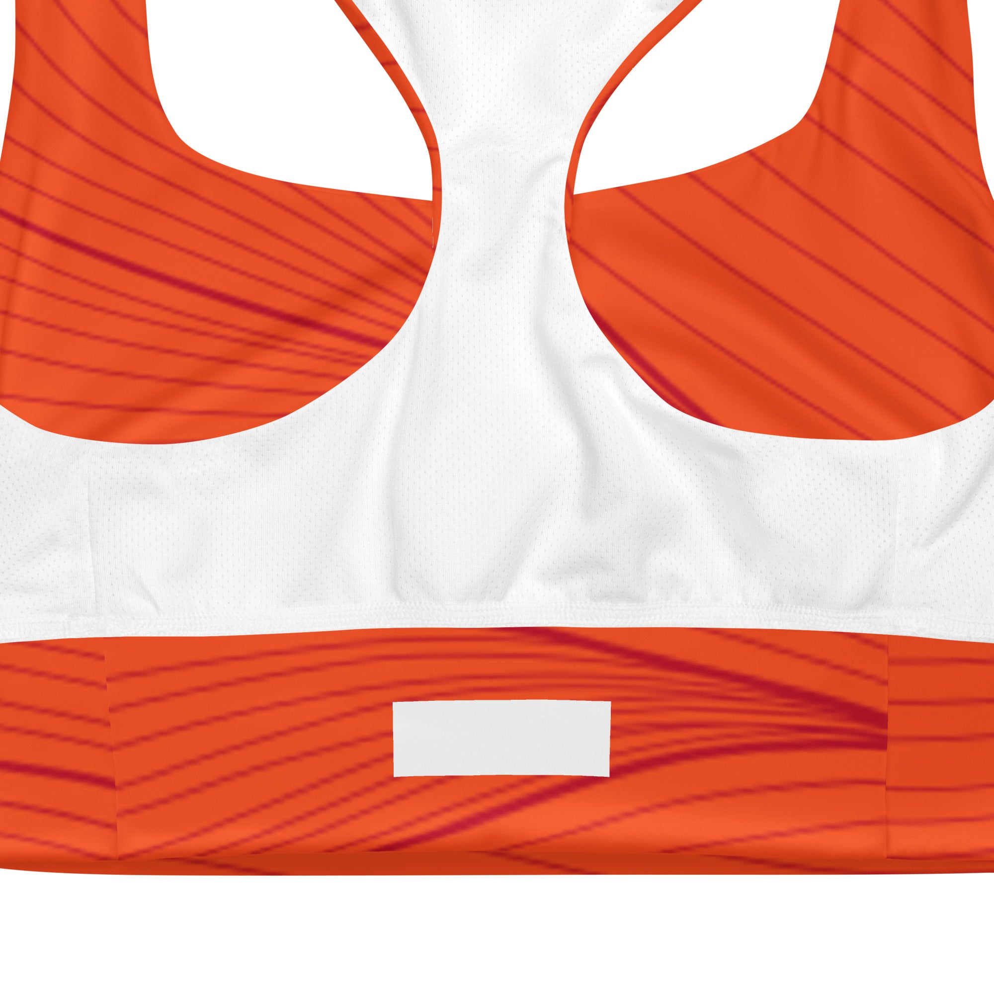 Orange Zest Sports Bra | Longline Sports Bra | POD Sarto