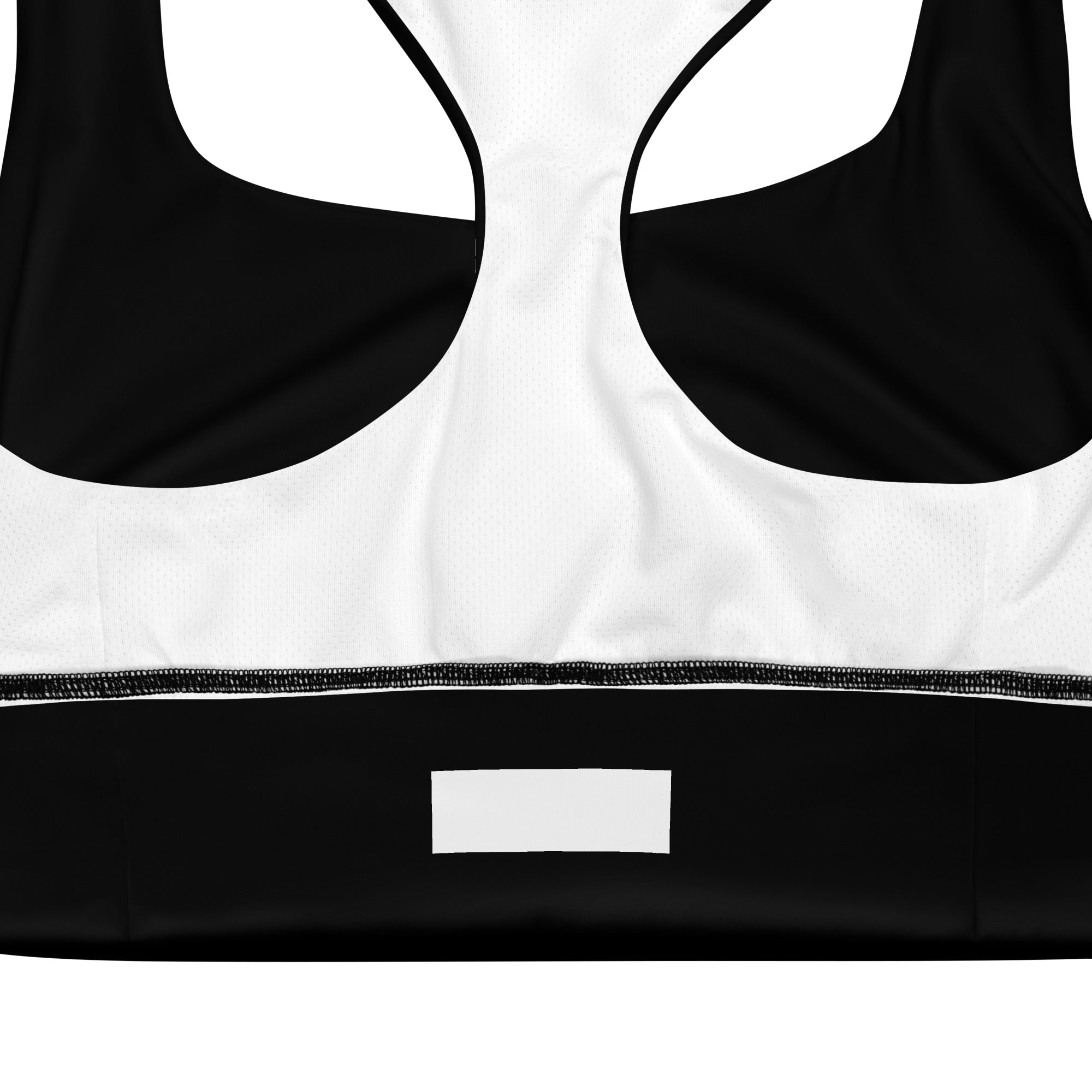 Black Sports Bra | Longline Sports Bra podsarto