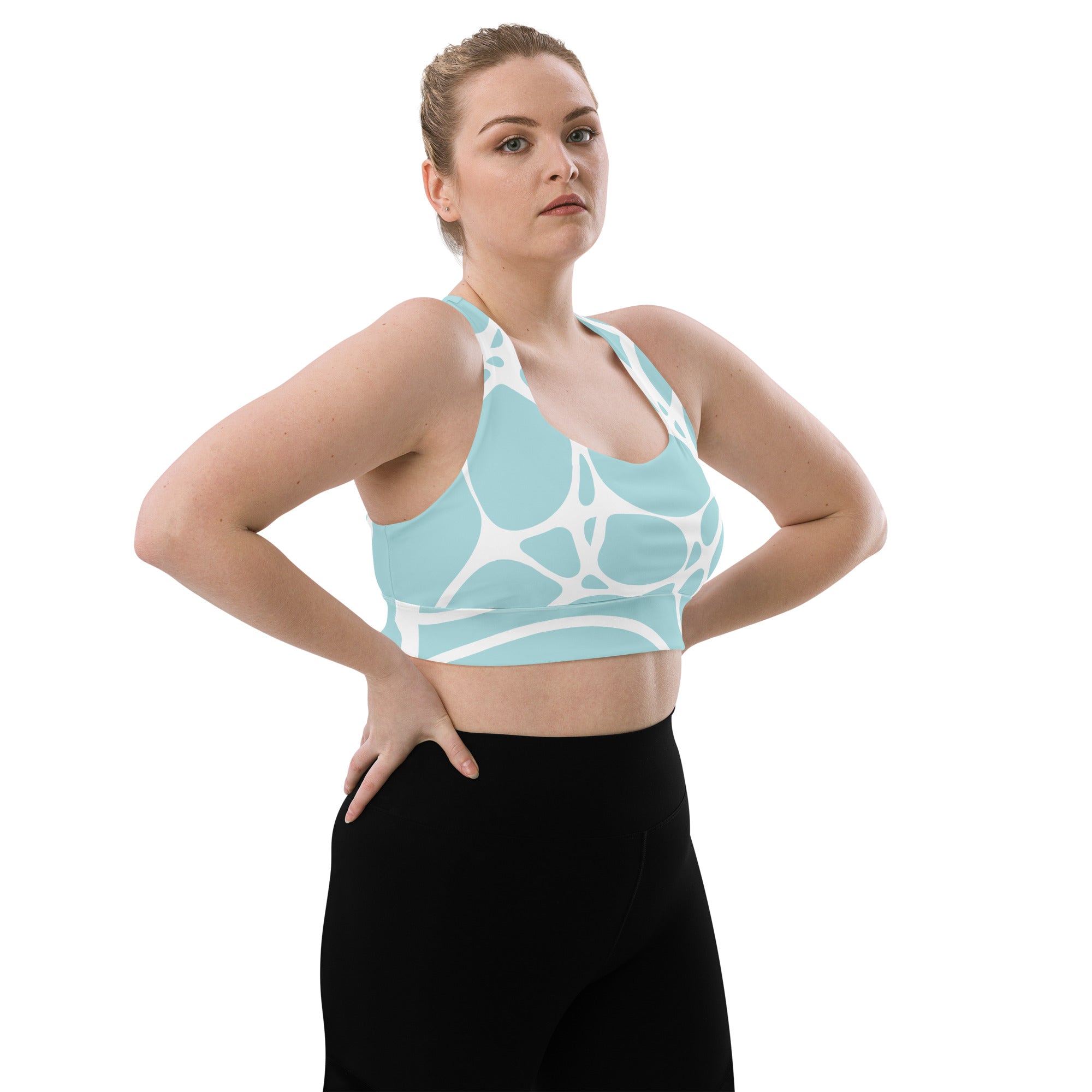 Aqua Bliss Sports Bra | Longline Sports Bra | POD Sarto