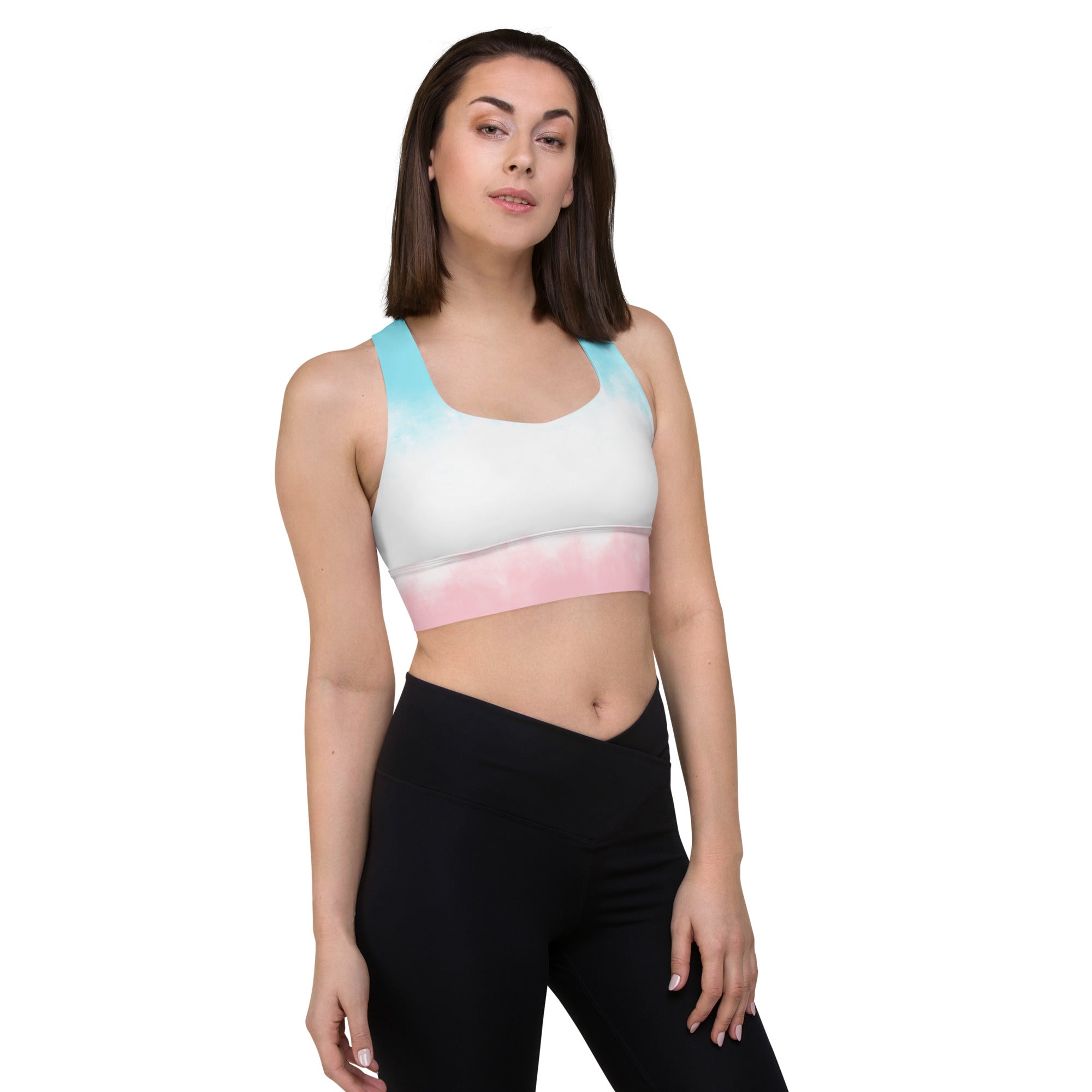 Skyline Swirl Sports Bra | Longline Sports Bra | POD Sarto