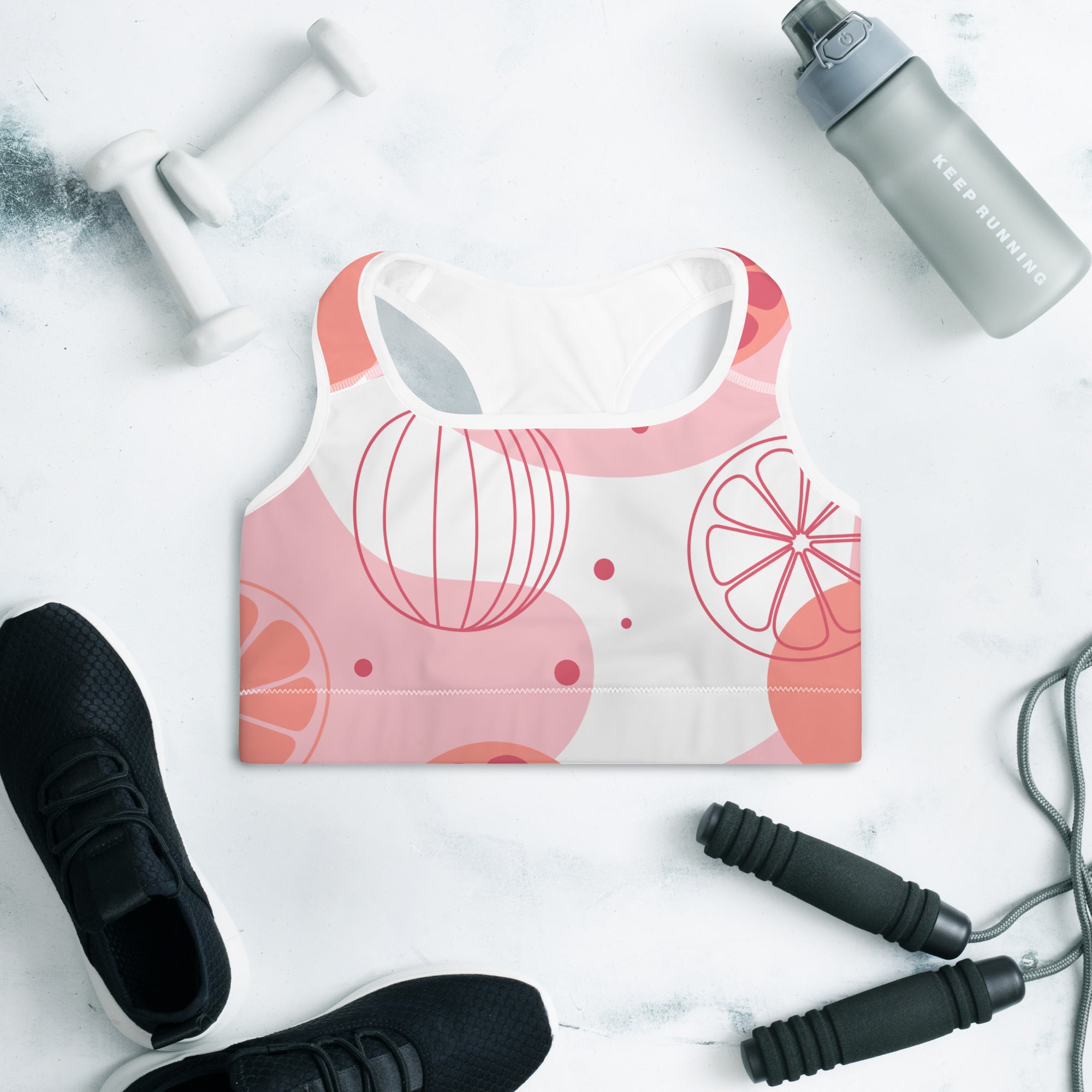 Fruit Fusion Sports Bra | Padded Sports Bra | POD Sarto