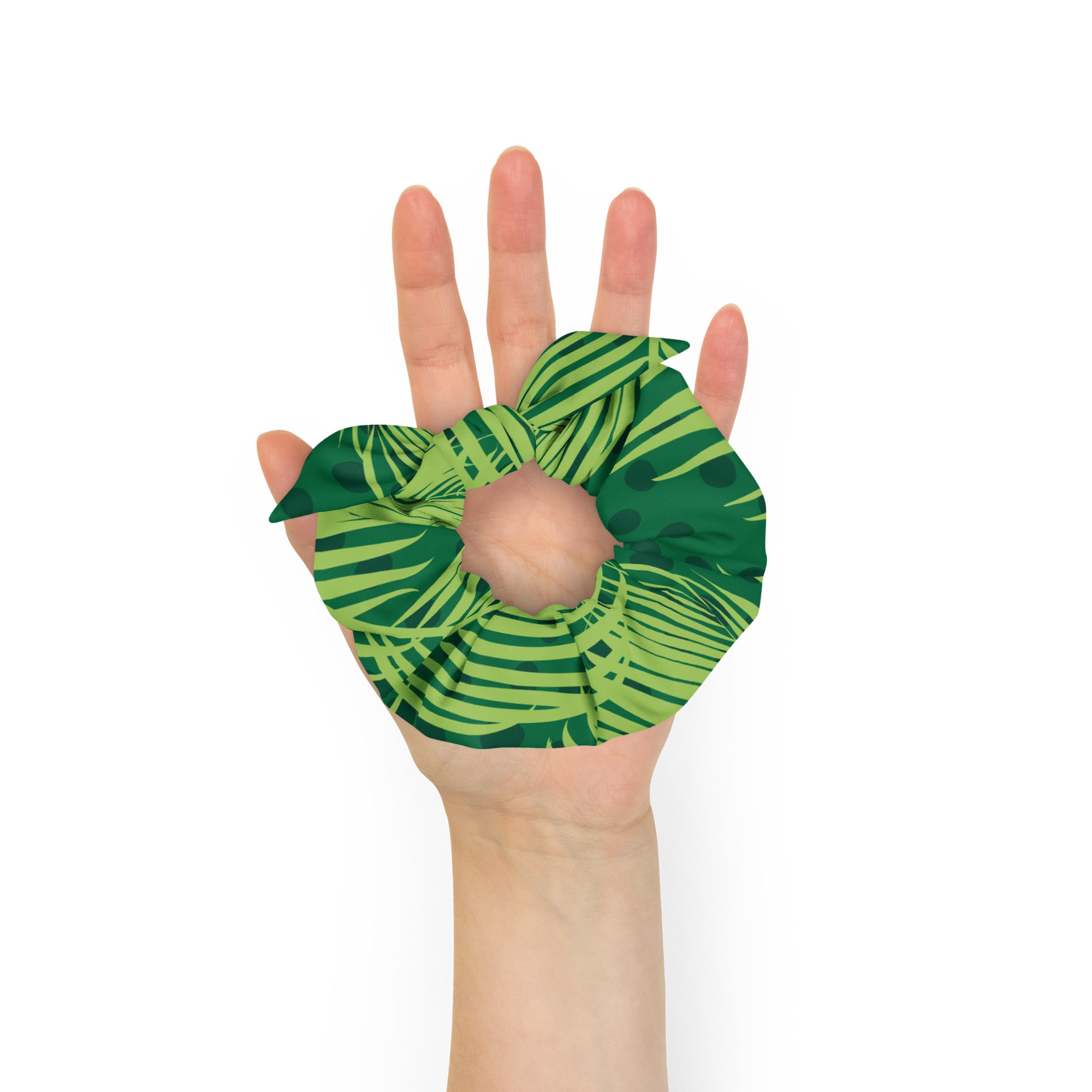 Tropical Leaves Scrunchie - POD Sarto