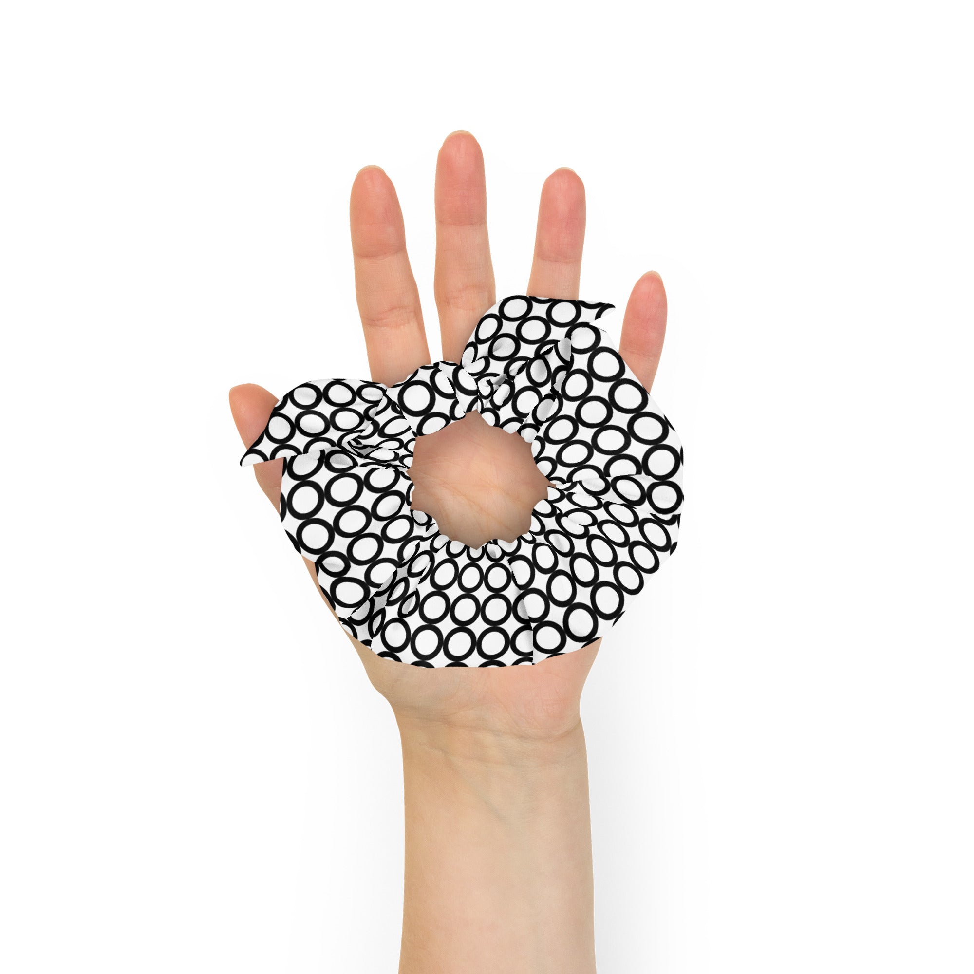 Noir Opulence Circle Scrunchie - POD Sarto