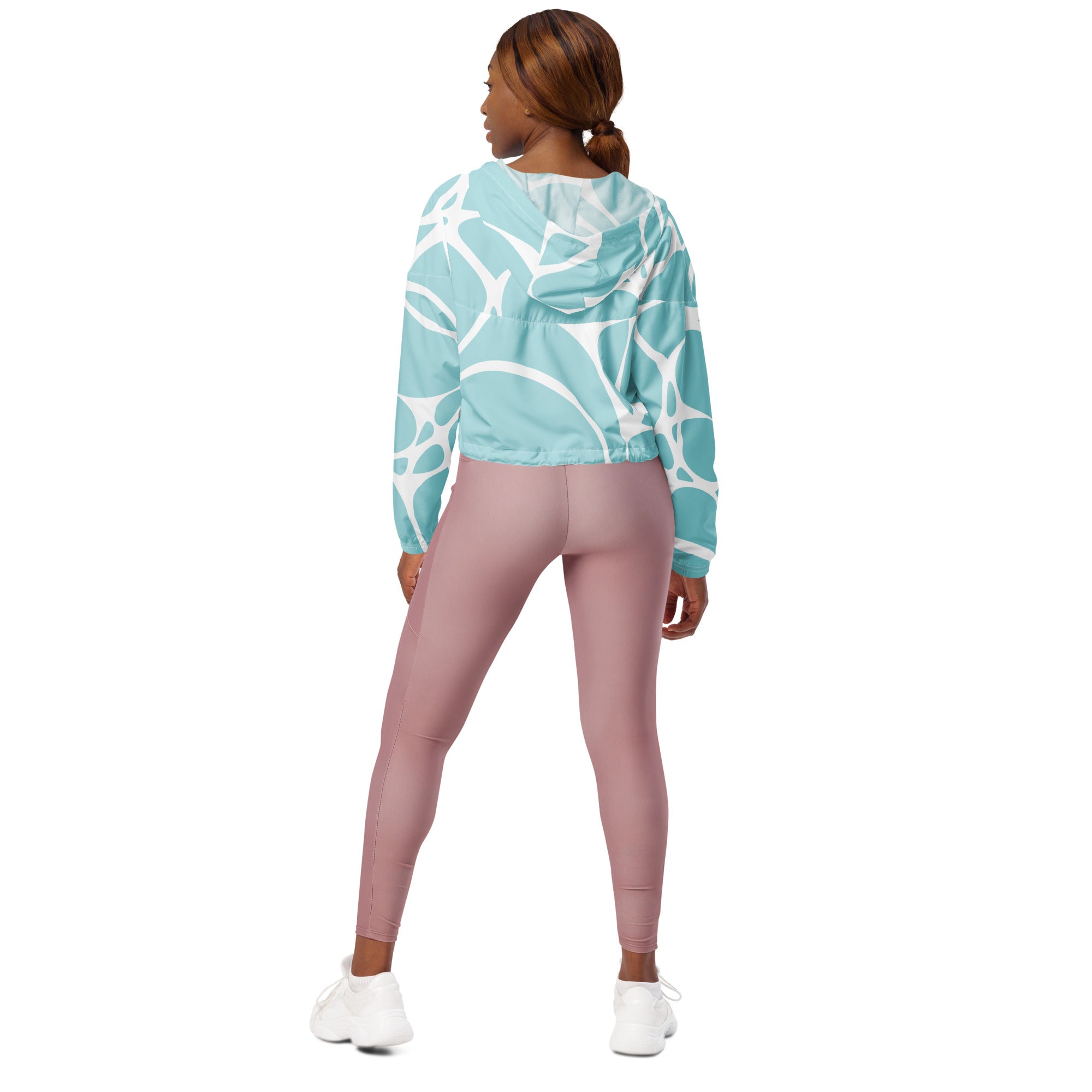 Aqua Bliss Windbreaker Jacket | Windbreaker Jacket for Women | POD Sarto