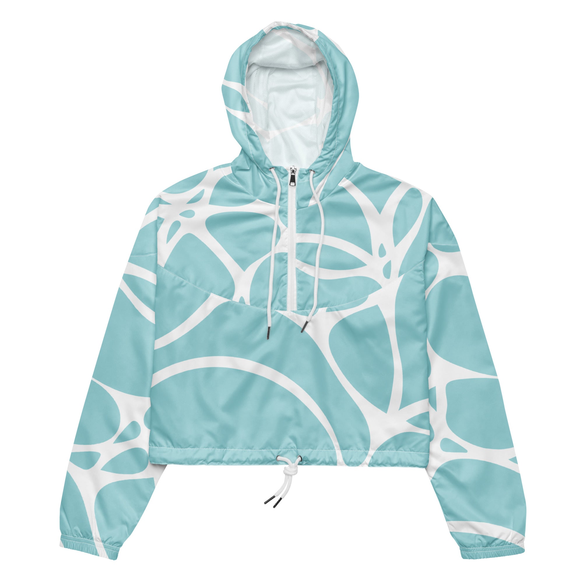 Aqua Bliss Windbreaker Jacket | Windbreaker Jacket for Women | POD Sarto