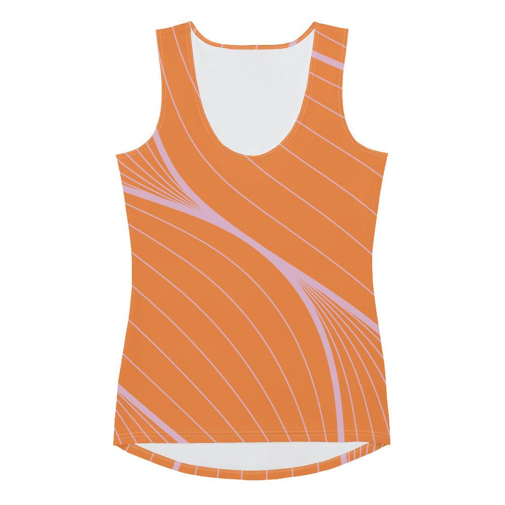 Whispered Lines Tank Top | Women's Tank Top | POD Sarto