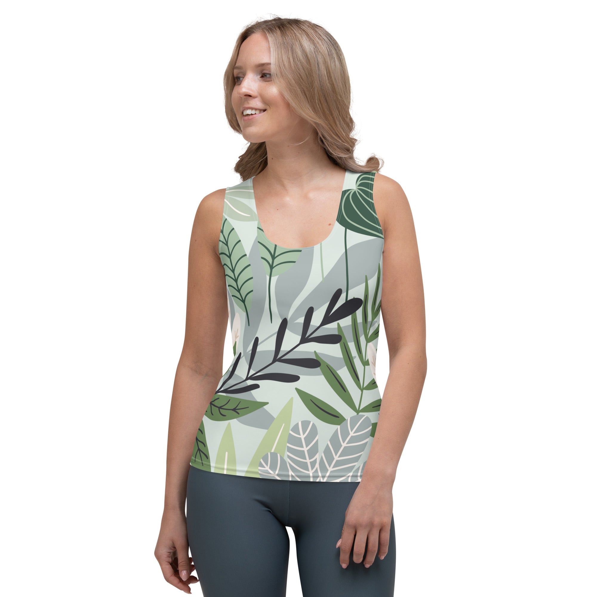 Leafy Glow Tank Top | Women's Tank Top | POD Sarto