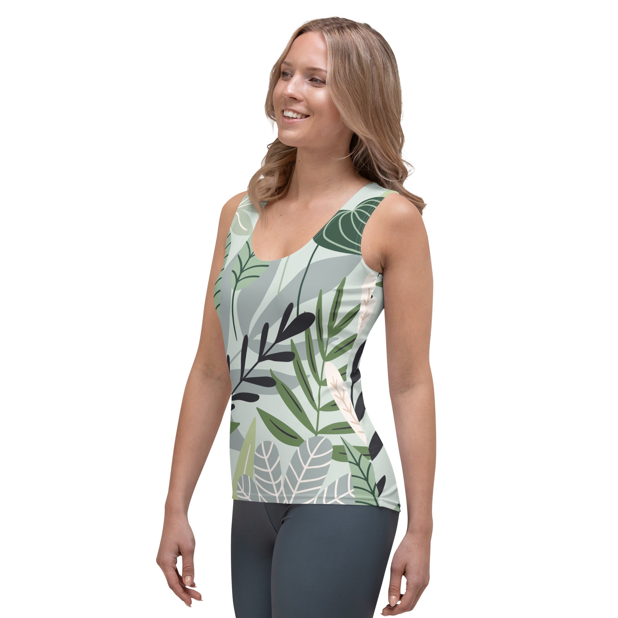 Leafy Glow Tank Top | Women's Tank Top | POD Sarto