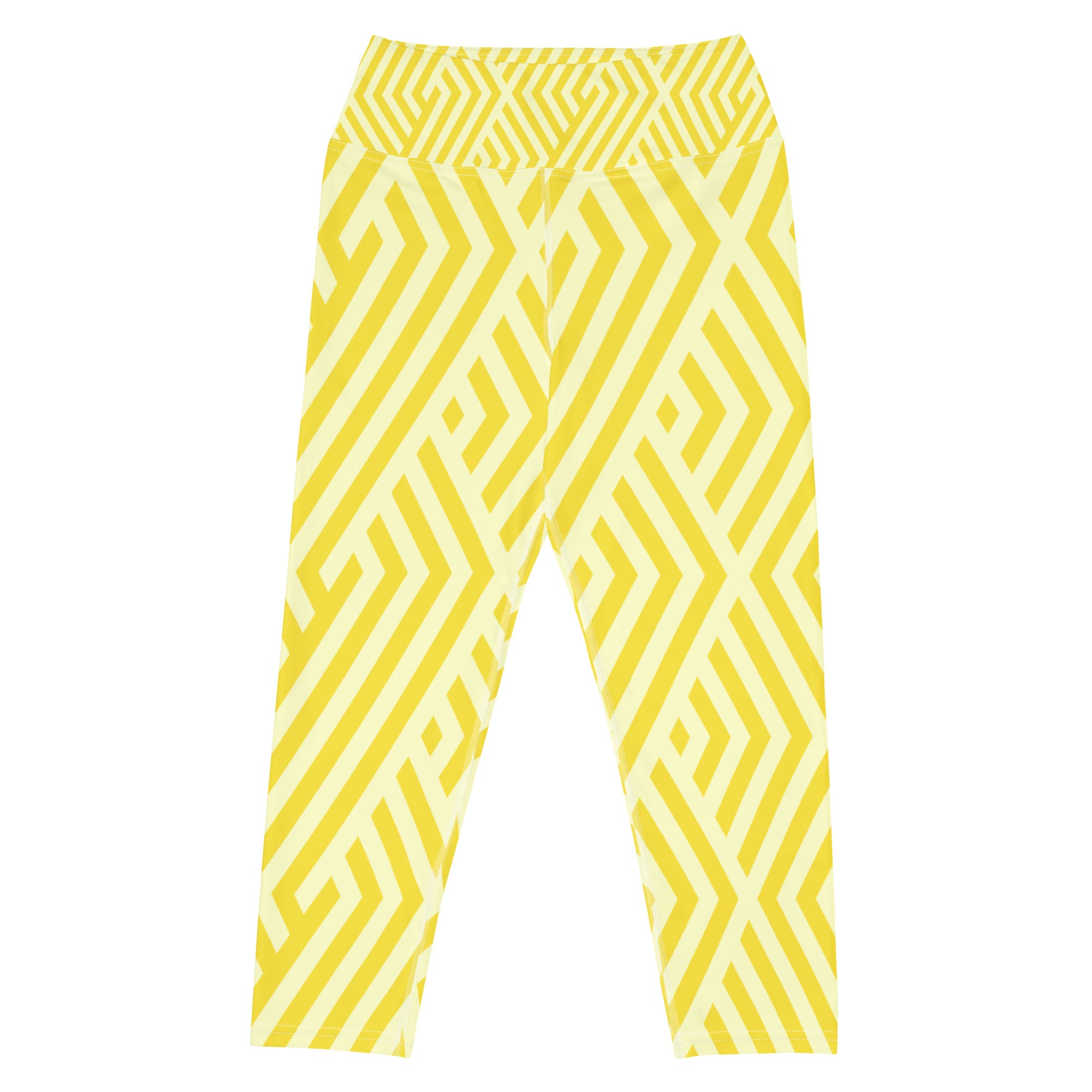 Sunny Geometry Capri Leggings | Women's Leggings | POD Sarto