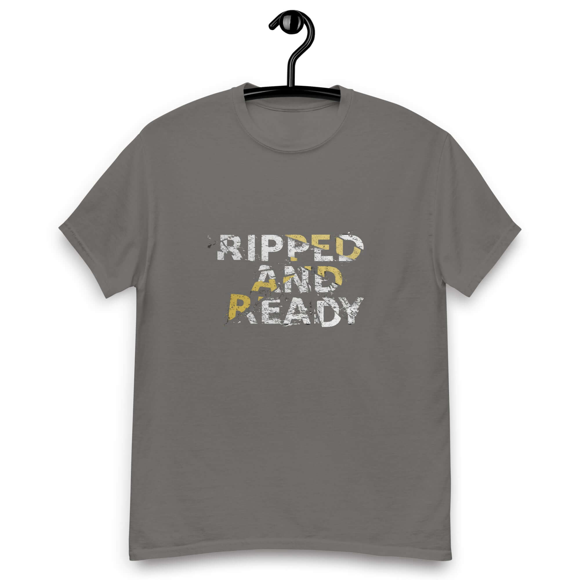 Ripped and Ready T-shirt for Men - POD Sarto