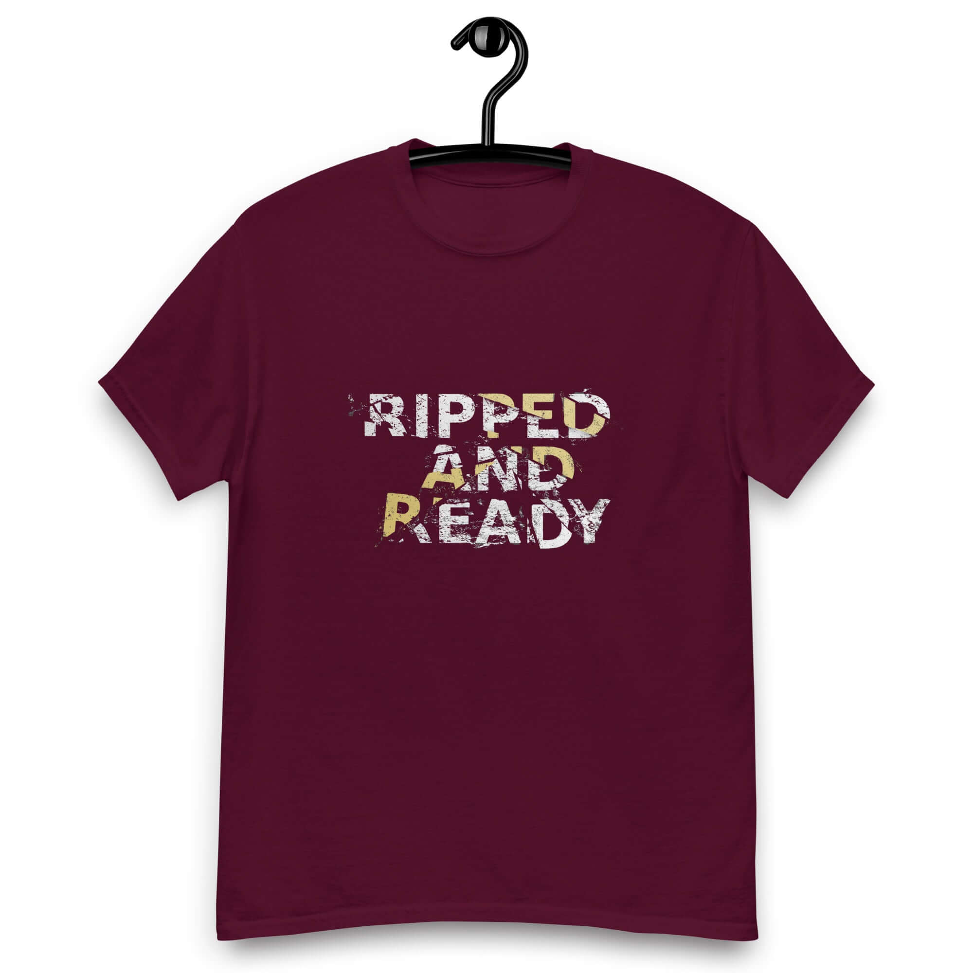 Ripped and Ready T-shirt for Men - POD Sarto