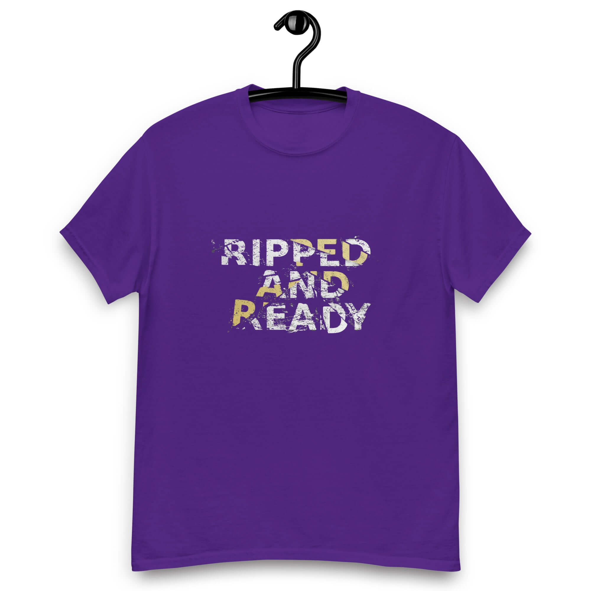 Ripped and Ready T-shirt for Men - POD Sarto