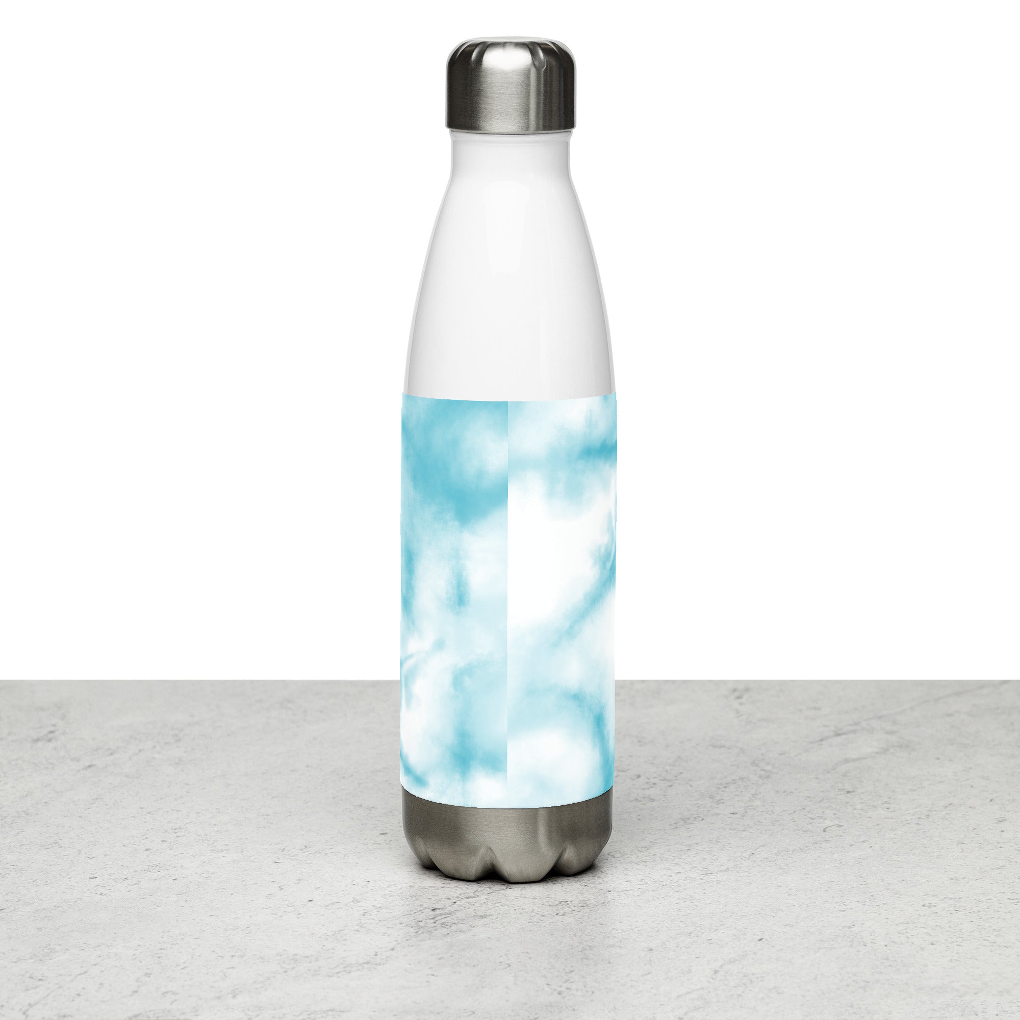 Tranquil Watersplash Stainless Steel Water Bottle podsarto