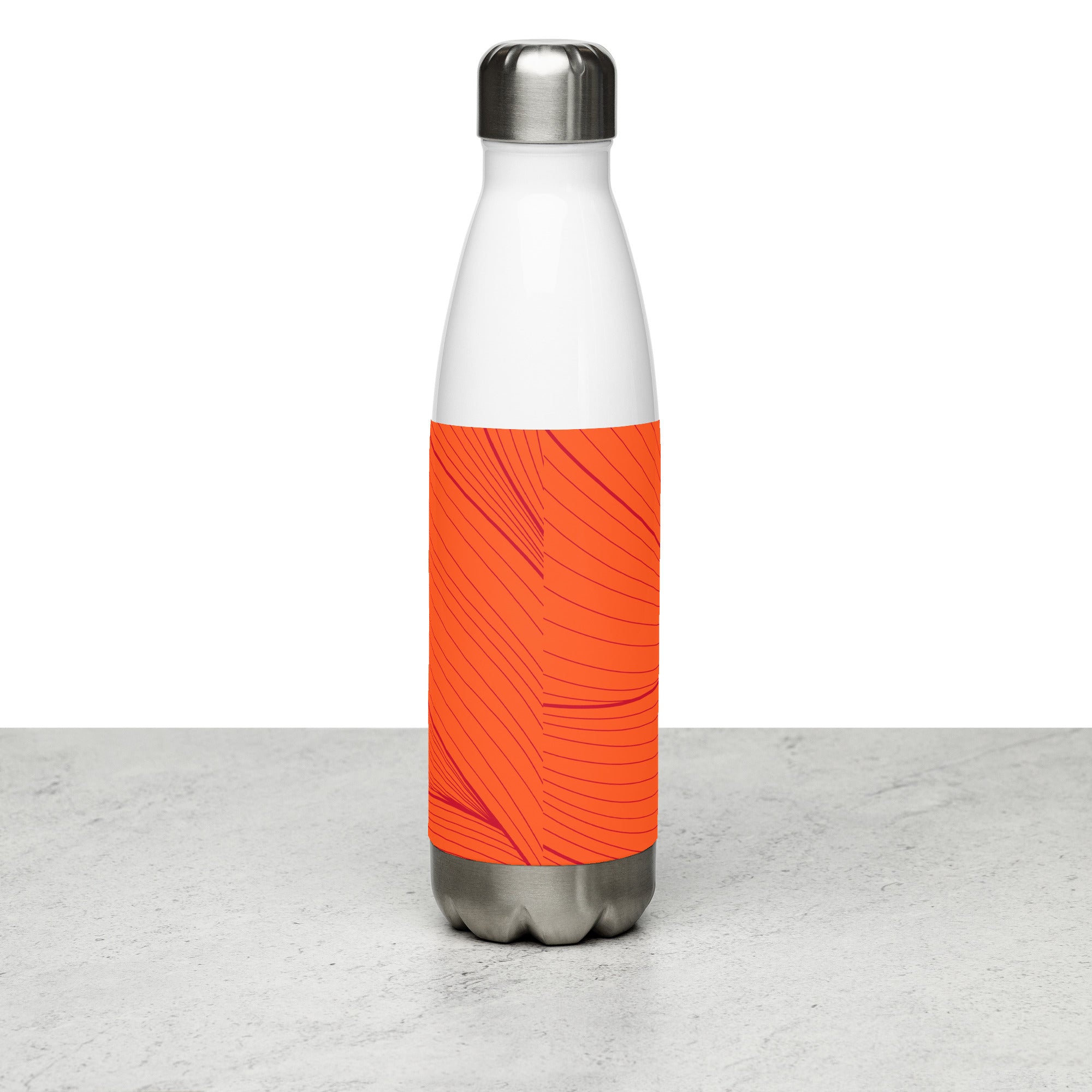 Orange Zest Stainless Steel Water Bottle - POD Sarto