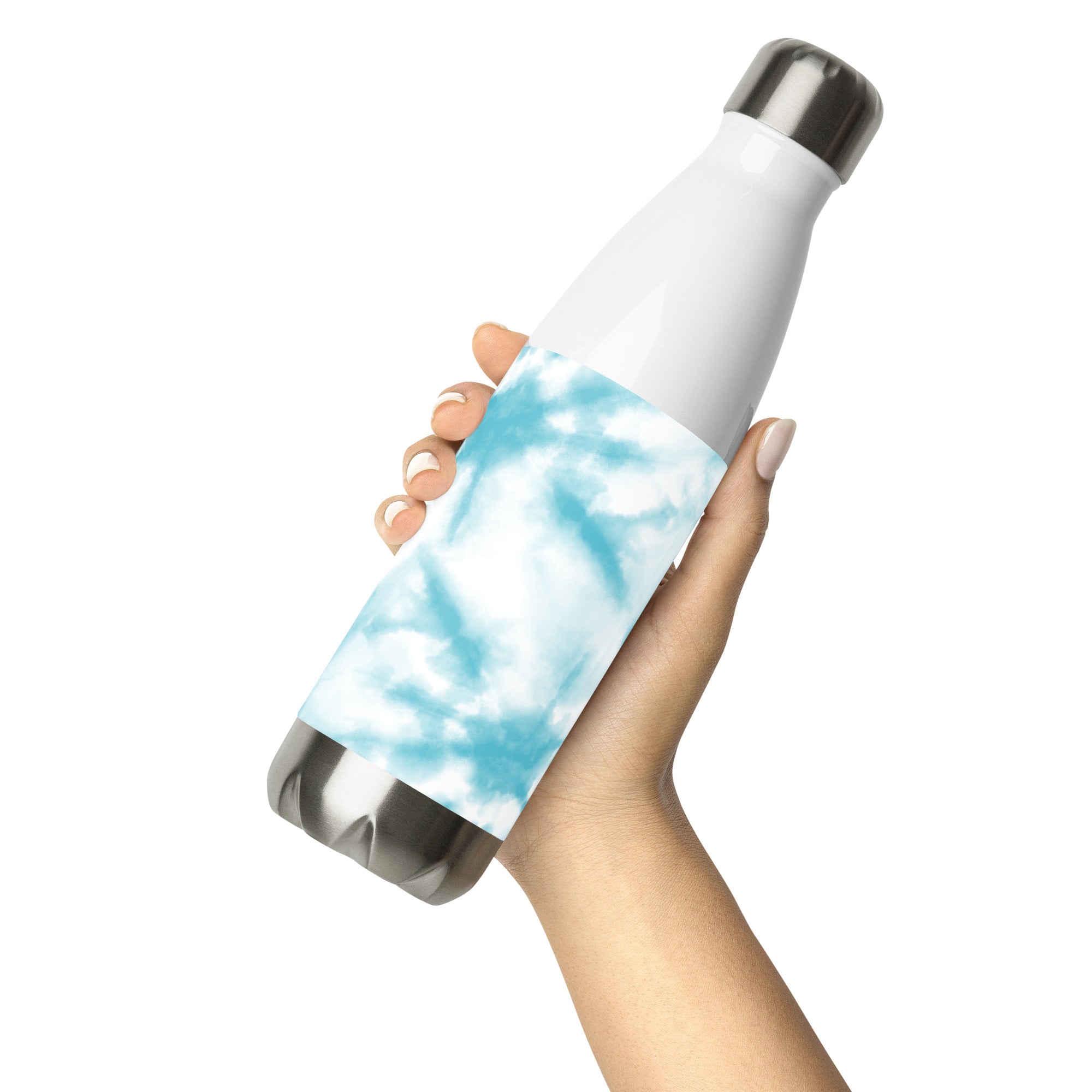 Tranquil Watersplash Stainless Steel Water Bottle - POD Sarto