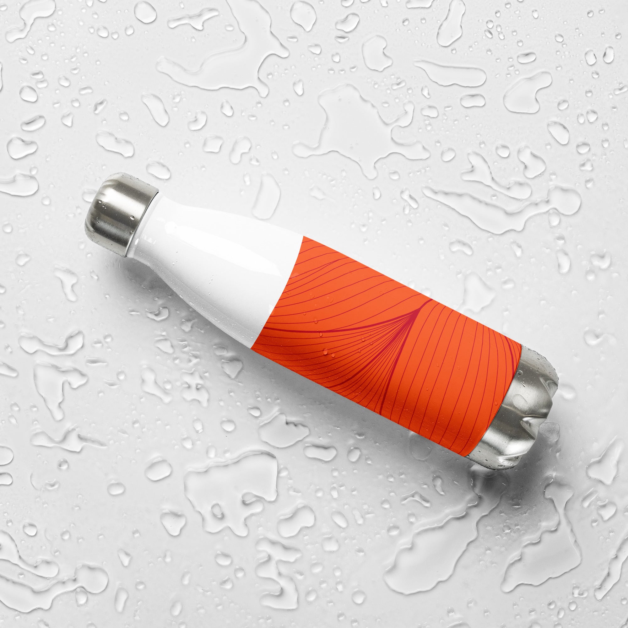 Orange Zest Stainless Steel Water Bottle - POD Sarto