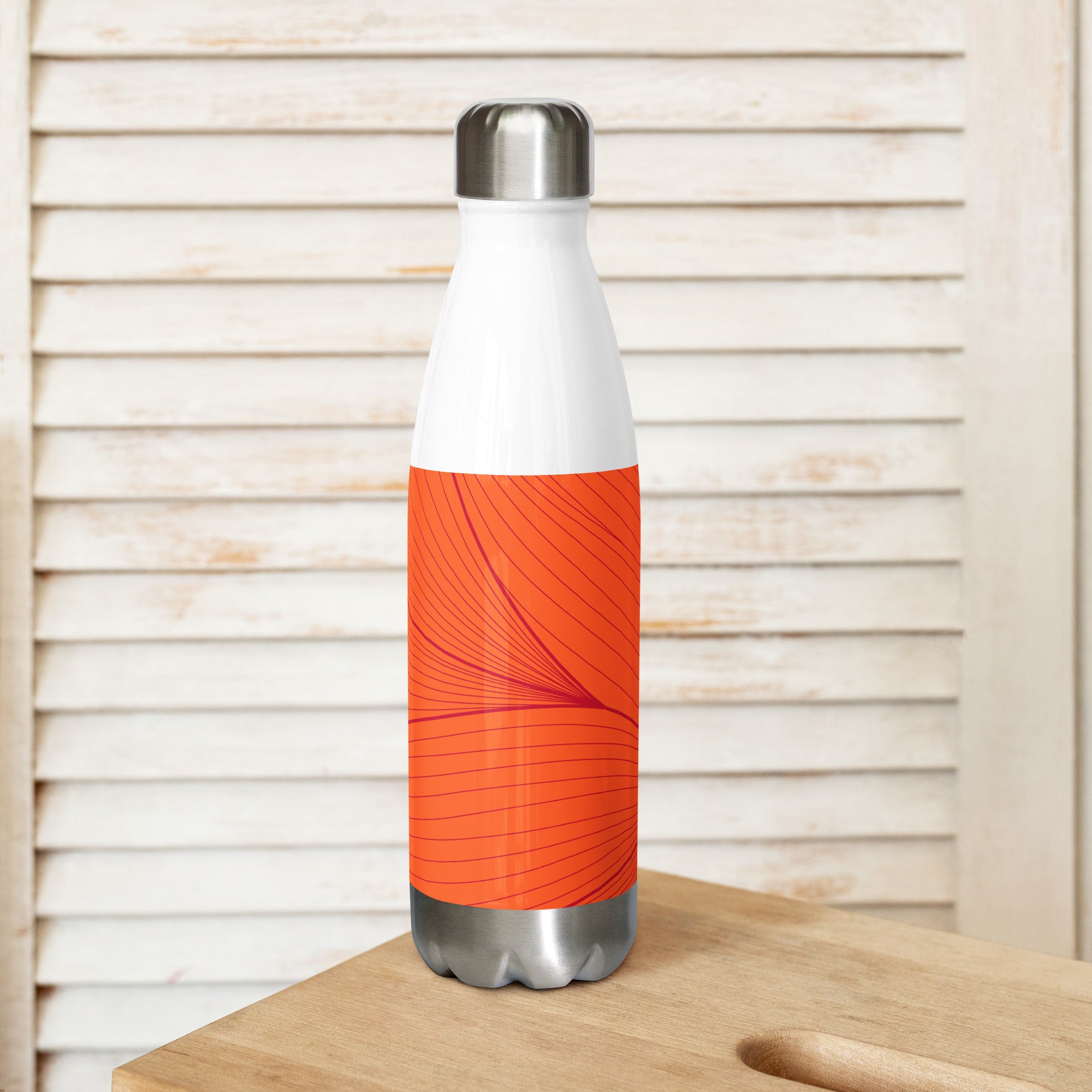 Orange Zest Stainless Steel Water Bottle - POD Sarto