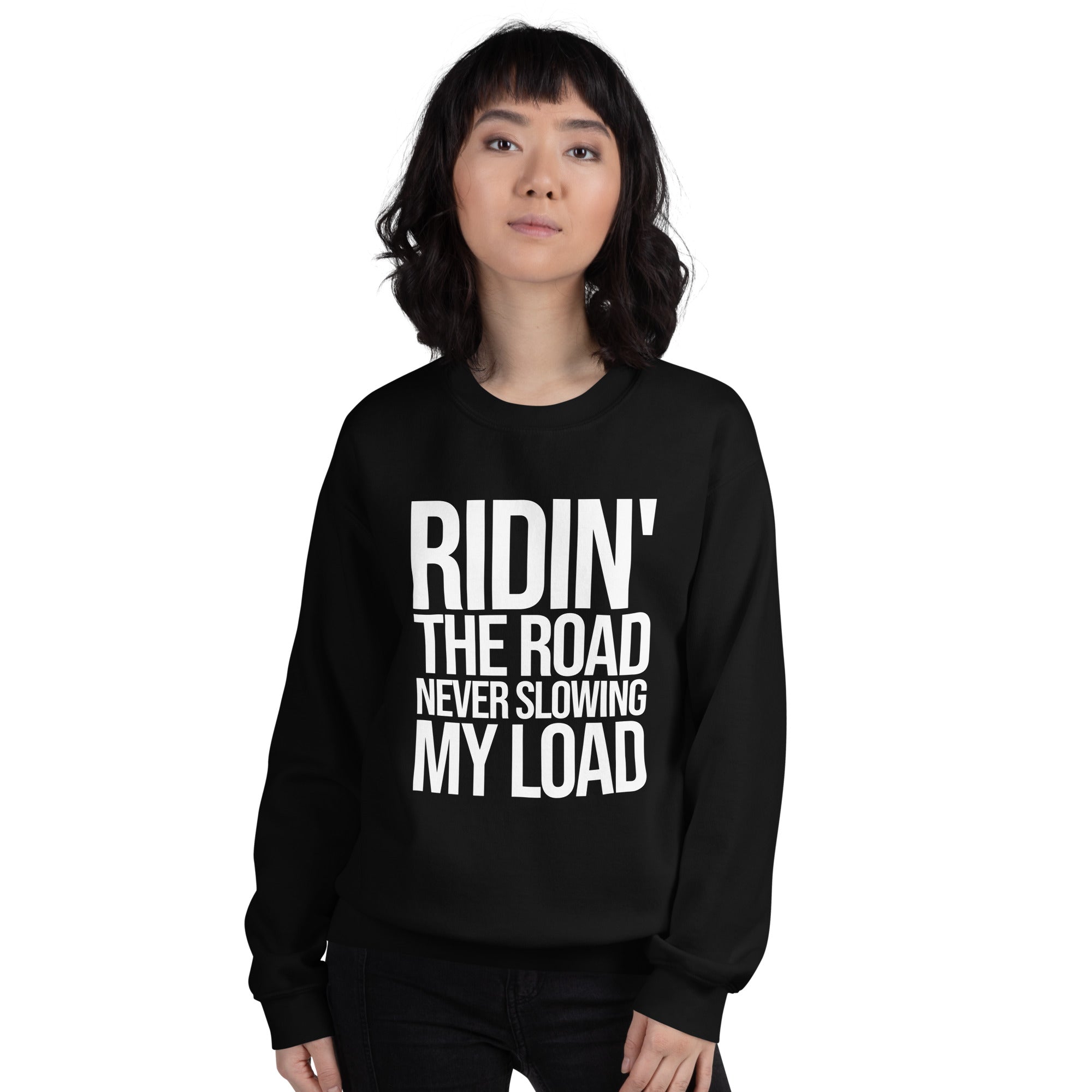 Riding the Load Women's Sweatshirt - POD Sarto