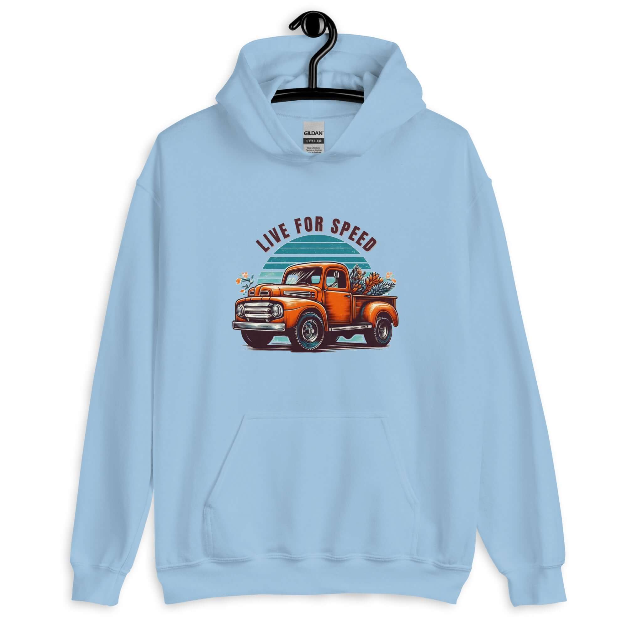 Live for Speed Trucker Men's Hoodie Printful