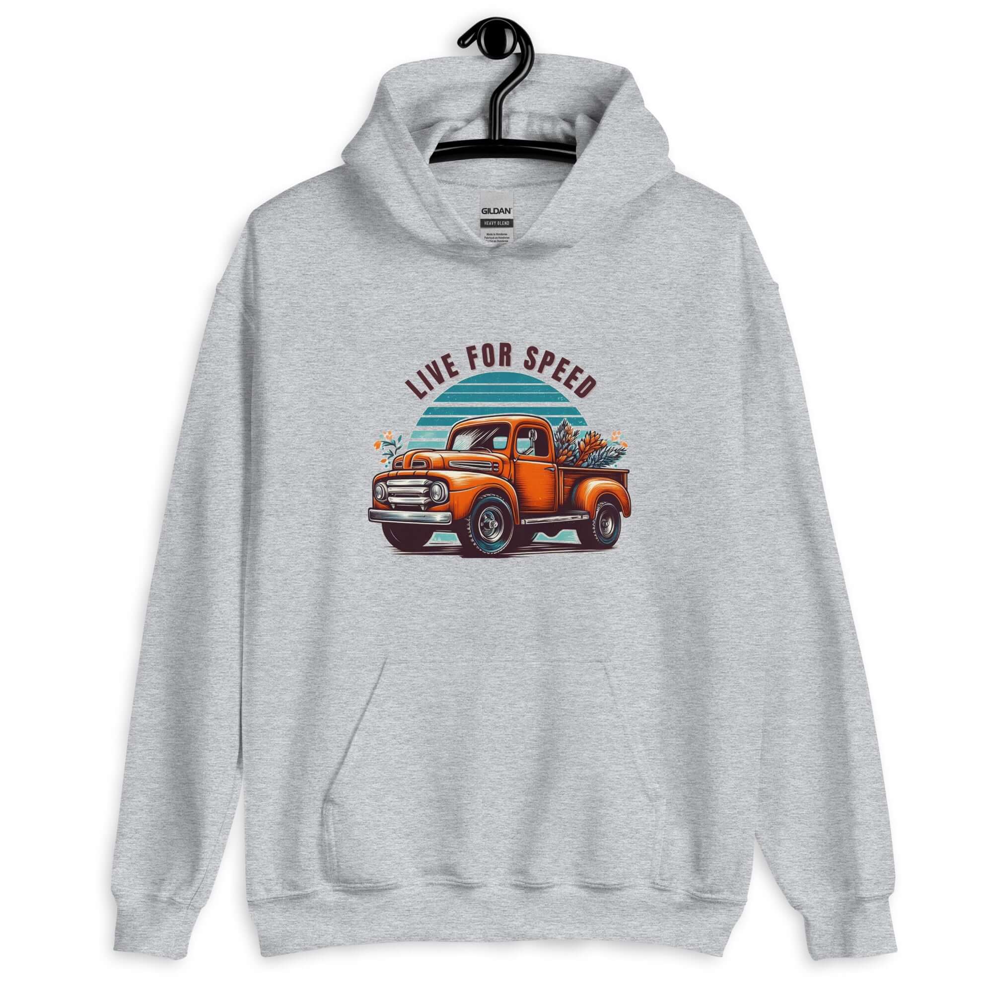 Live for Speed Trucker Men's Hoodie Printful