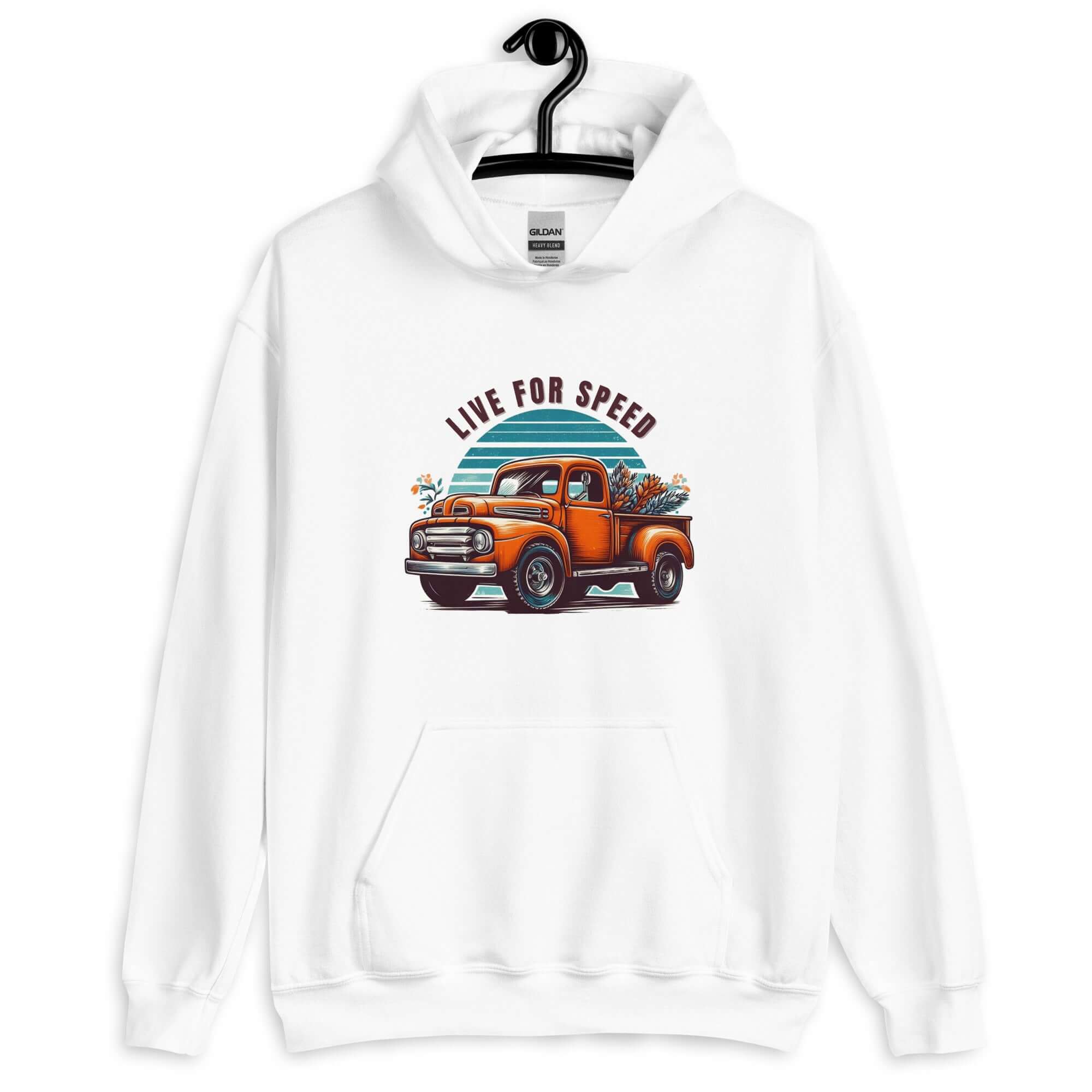 Live for Speed Trucker Men's Hoodie Printful