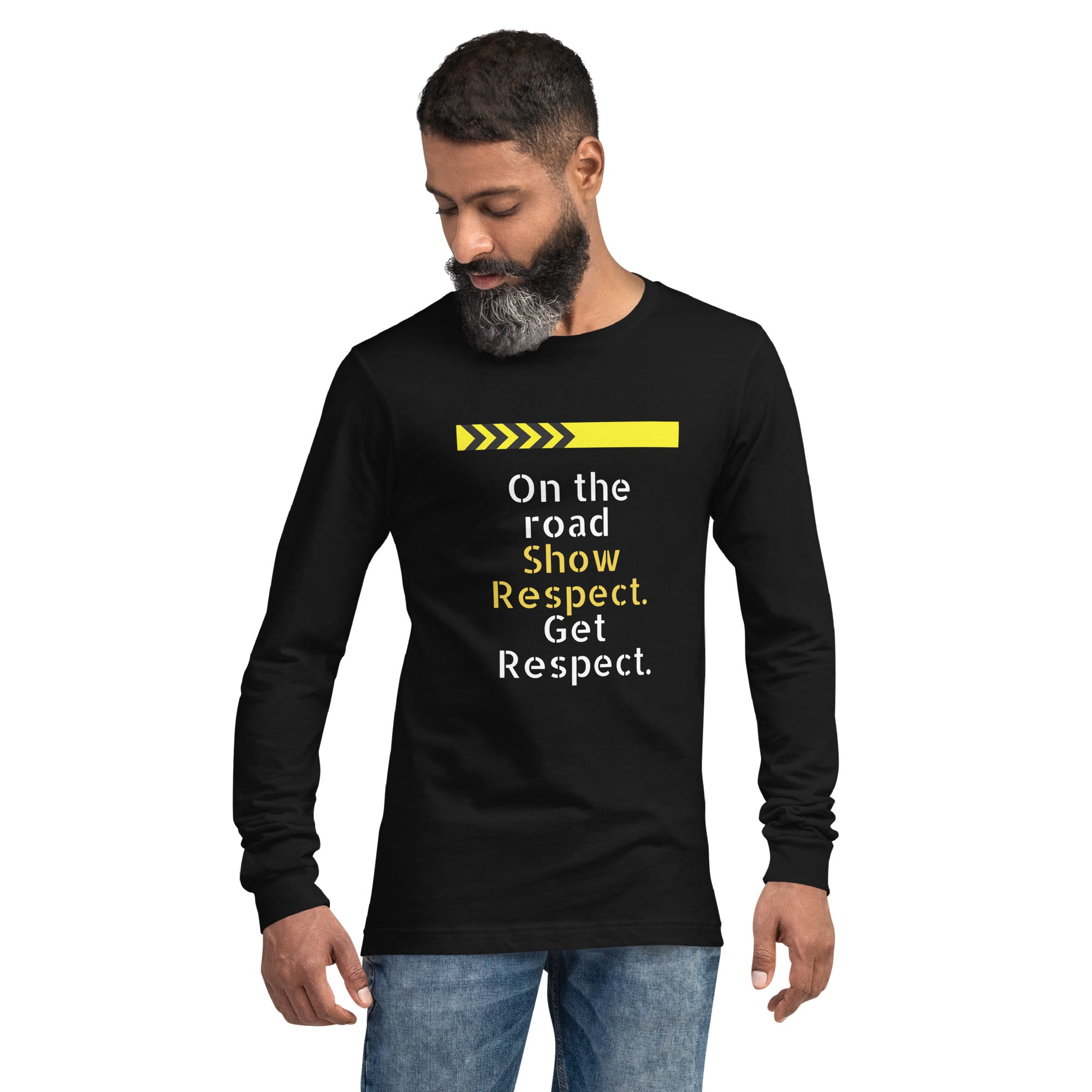 Show Respect Men's Long Sleeve T-shirt | POD Sarto