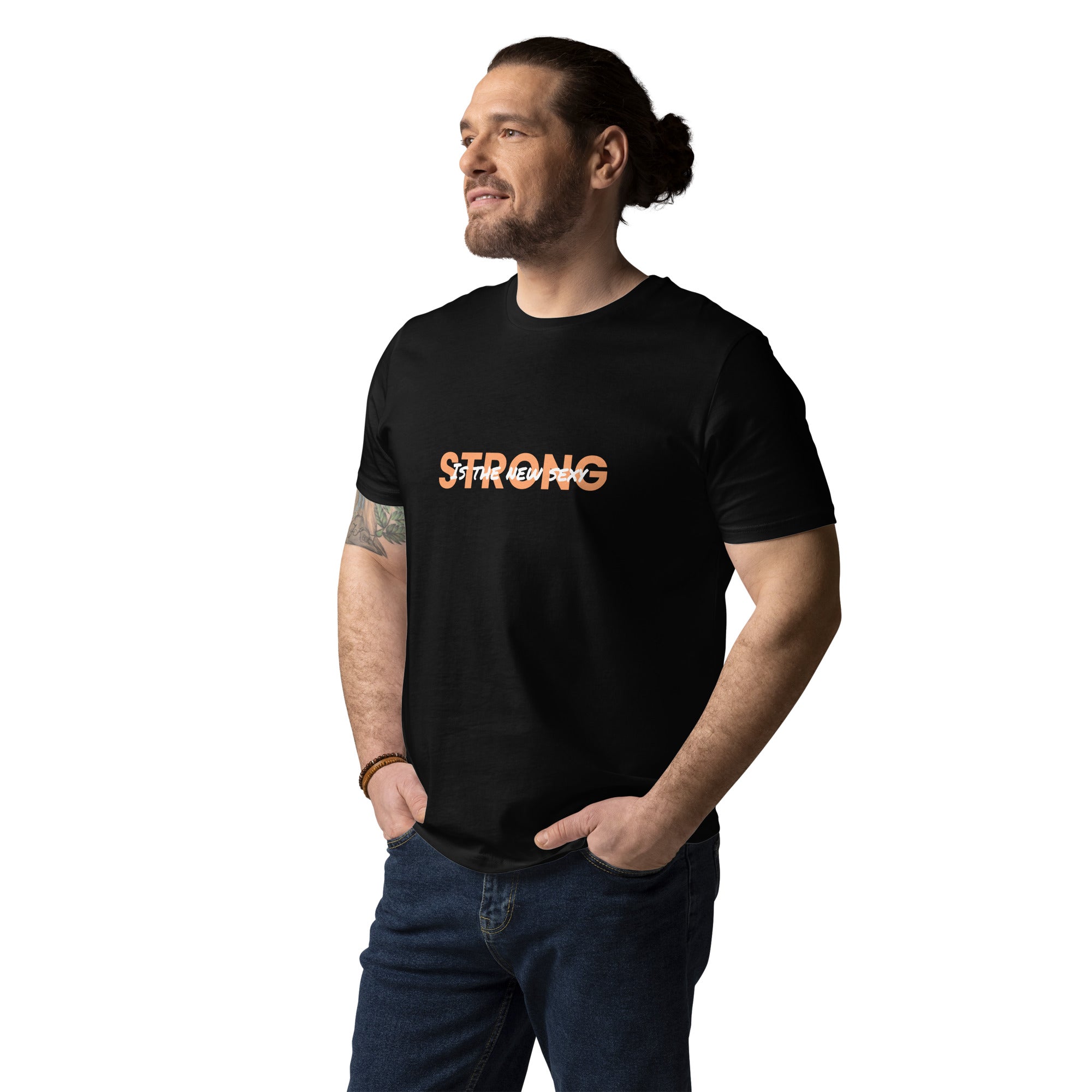 Strong is the New Sexy T-shirt for Men - POD Sarto